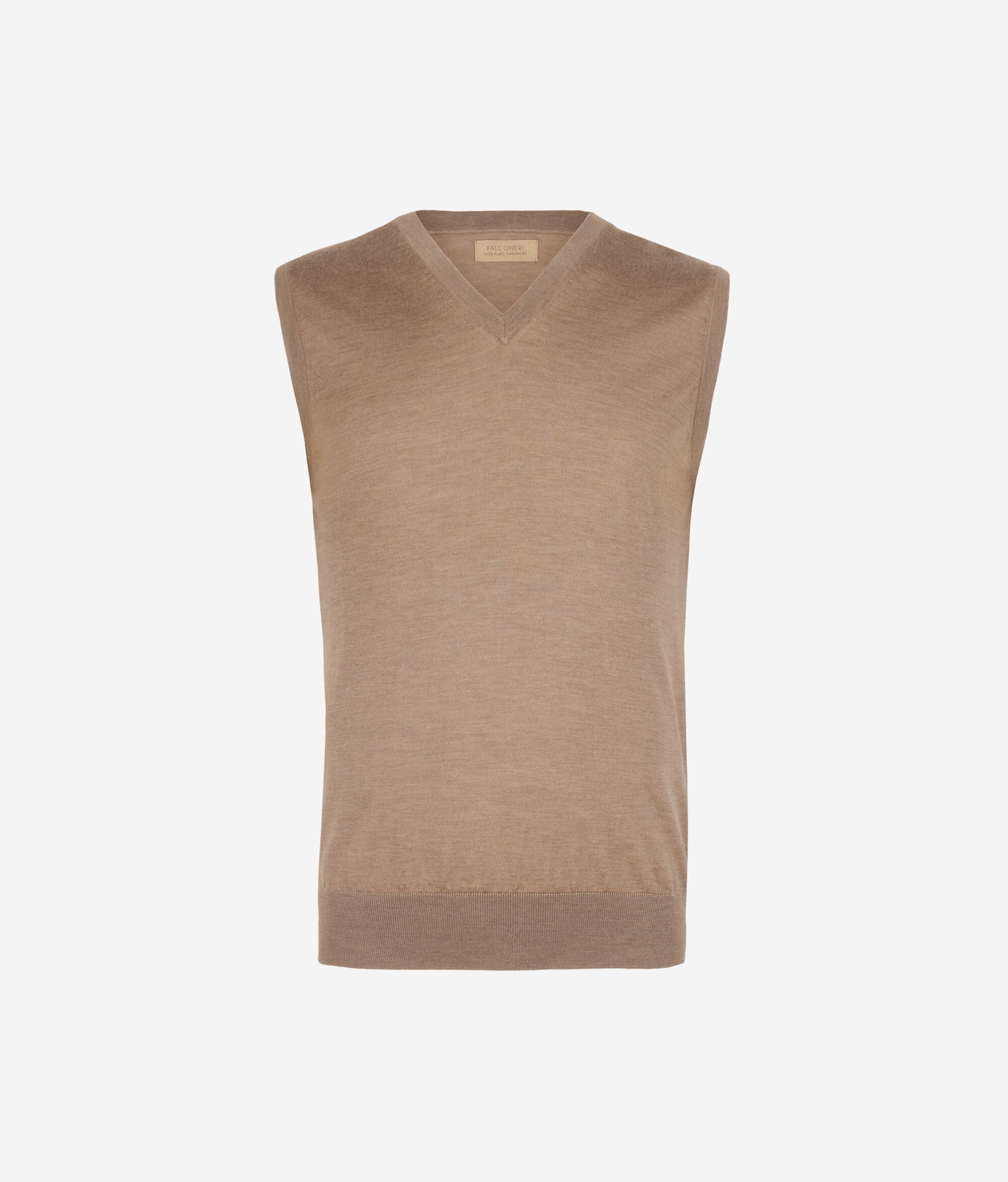 Ultrafine Cashmere Sleeveless V-Neck Jumper