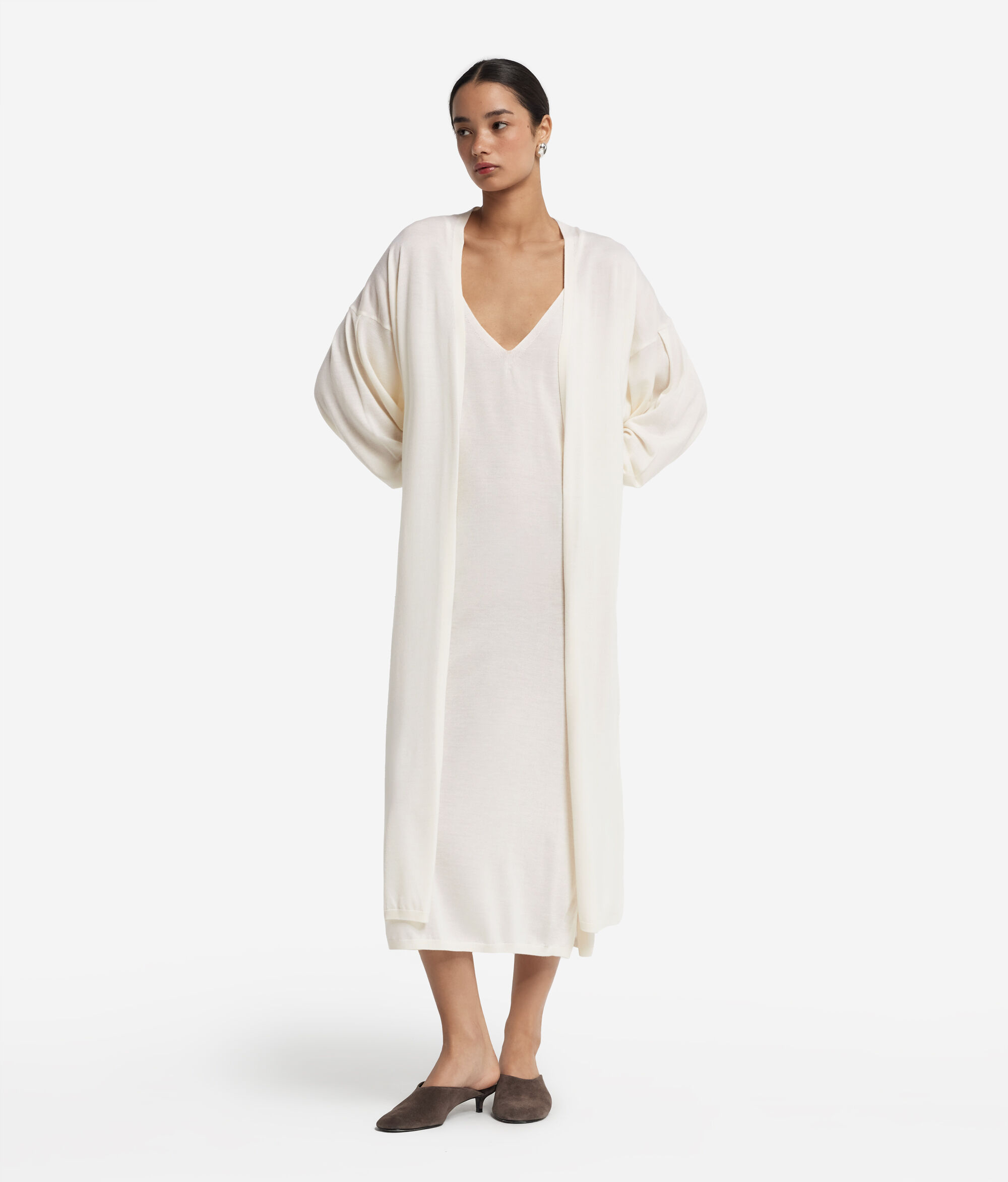 Cardigan lungo in Cashmere Ultrafine