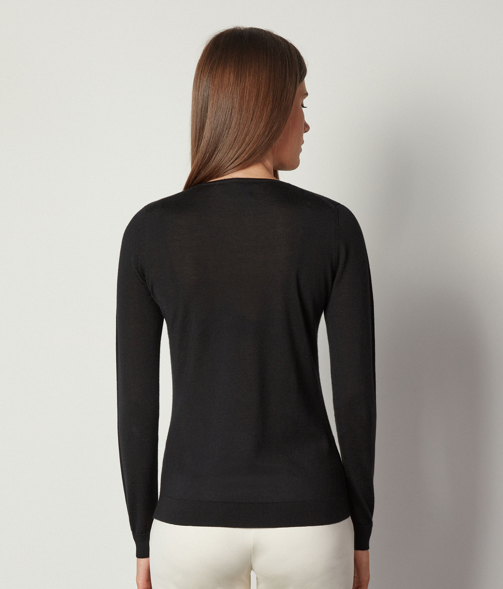 Round-Neck Ultrafine Cashmere Jumper