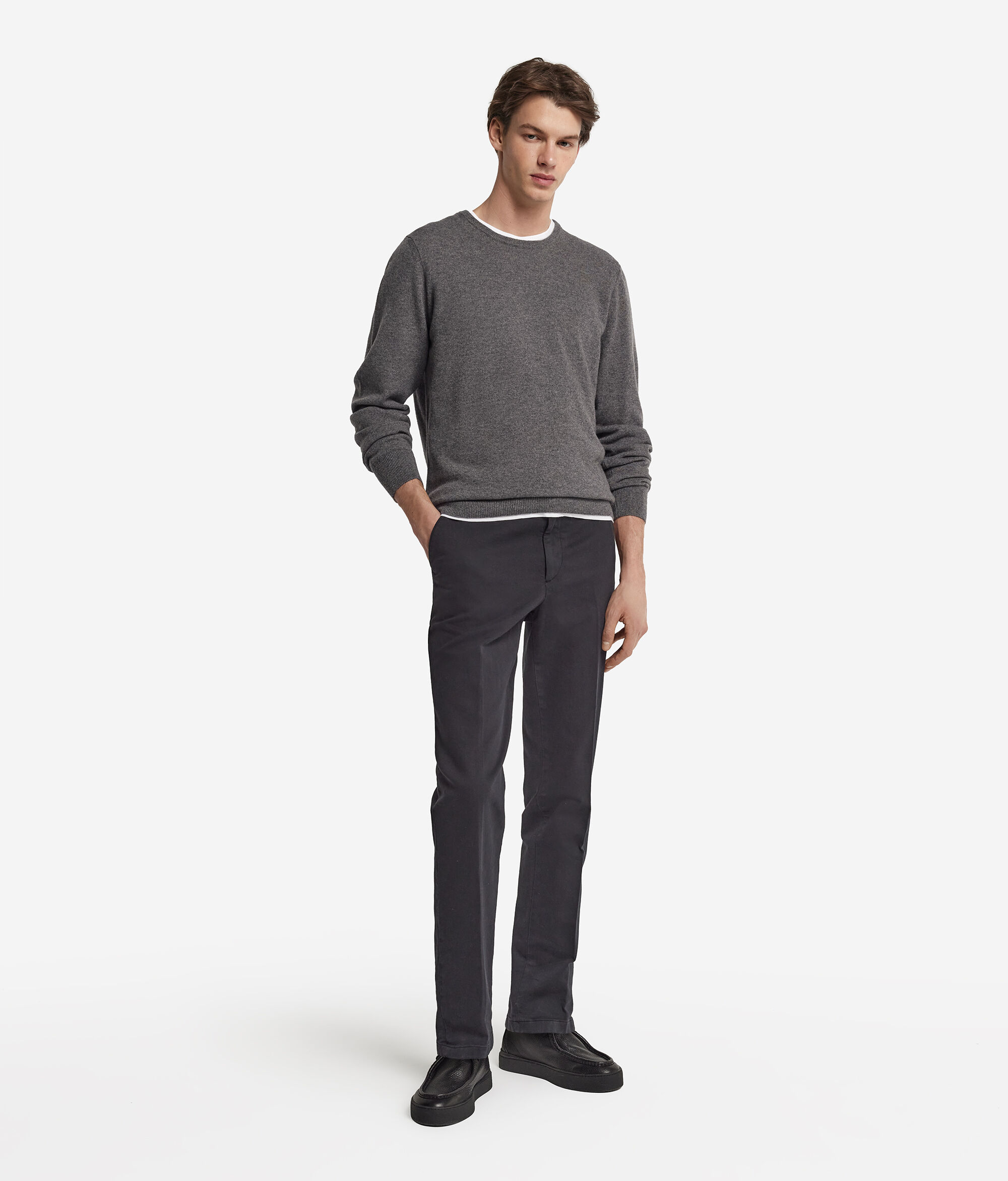 Jersei de coll rodó de Cashmere Ultrasoft