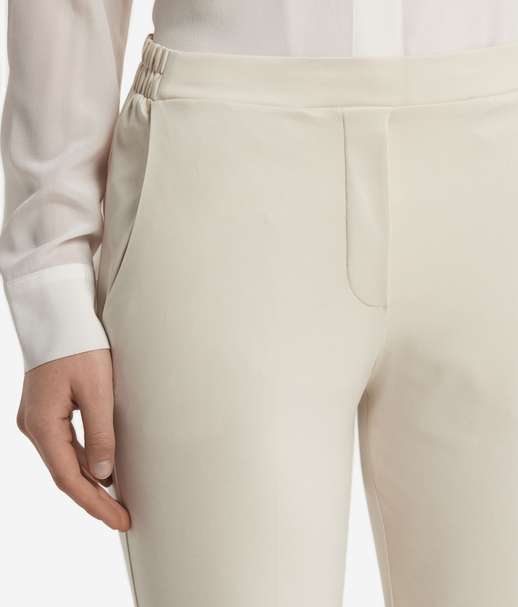 Cotton Cigarette Trousers