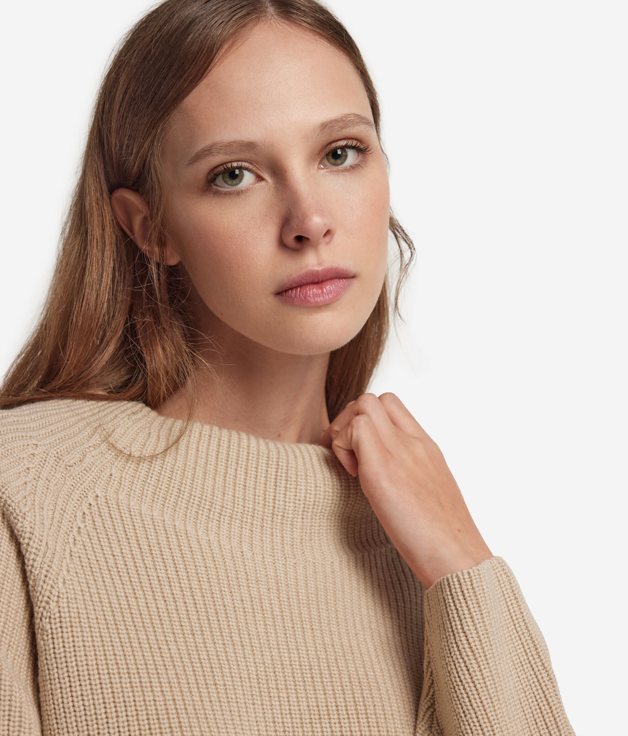 Wool turtleneck jumper
