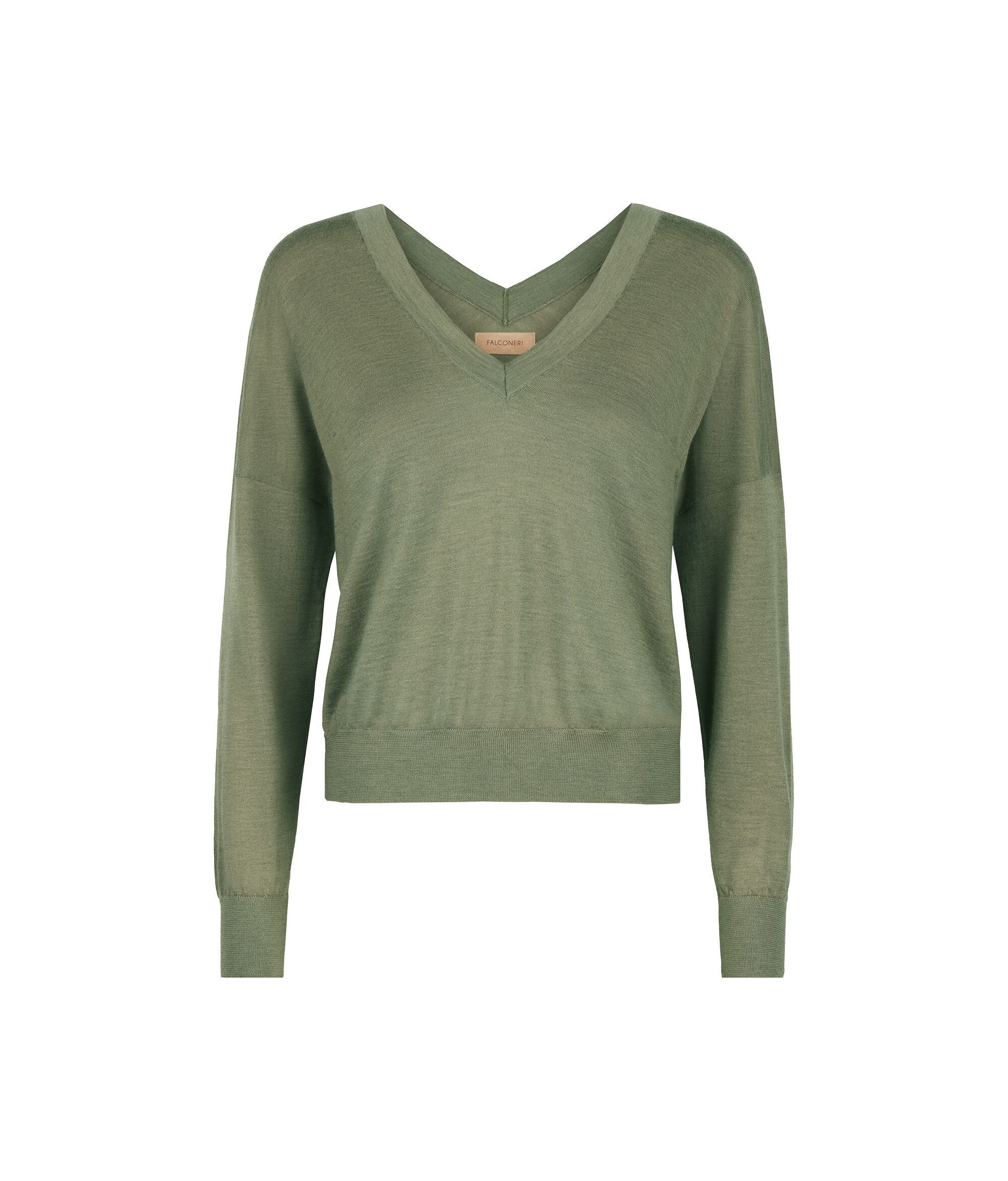 Ultrafine Cashmere Double V-Neck Sweater