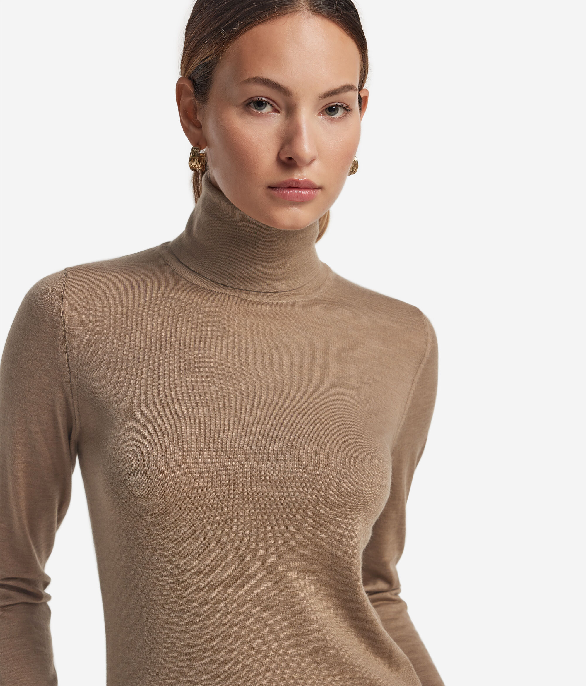Ultrafine Cashmere Turtleneck Jumper