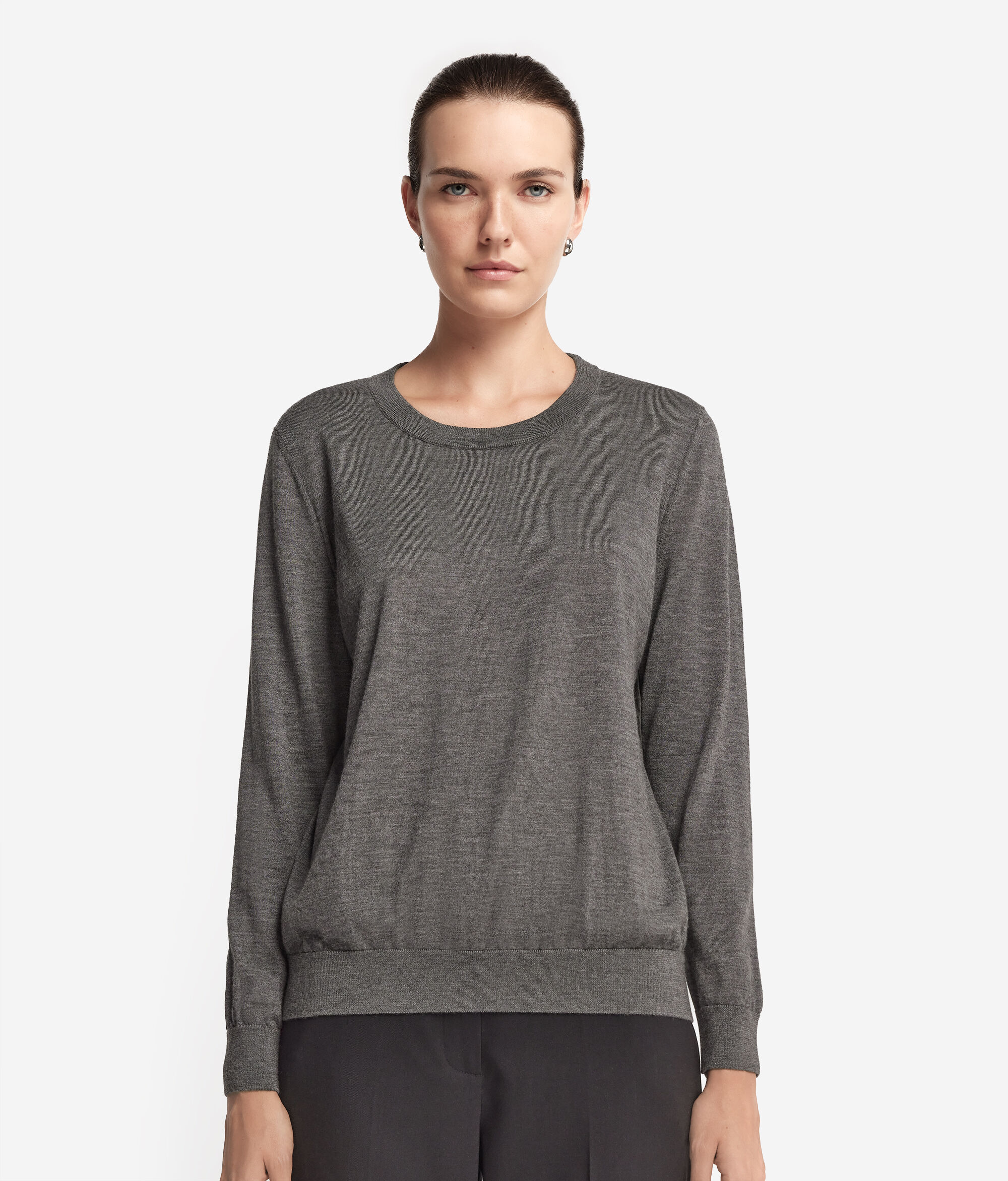 Maglia girocollo in Cashmere Ultrafine