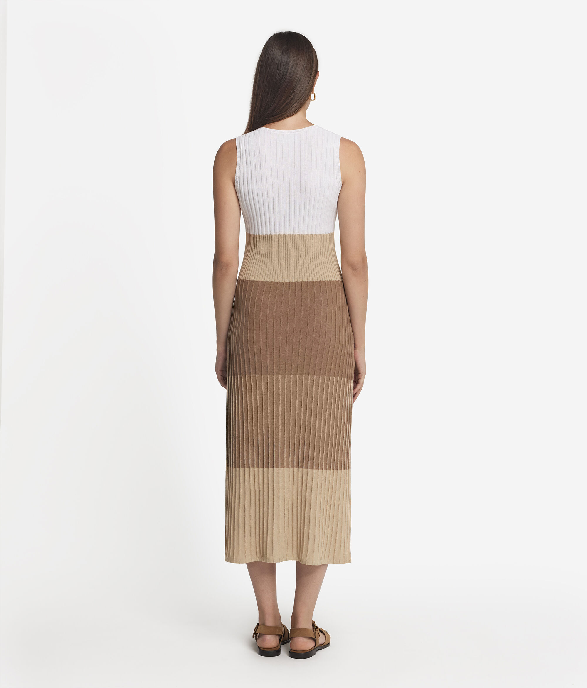 Vestit de canalé de cotó