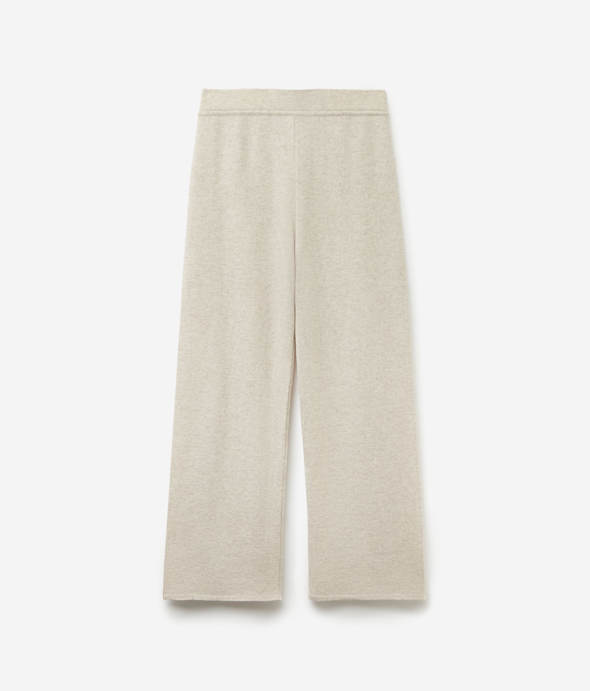 Pantalón palazzo de cashmere ultrasoft