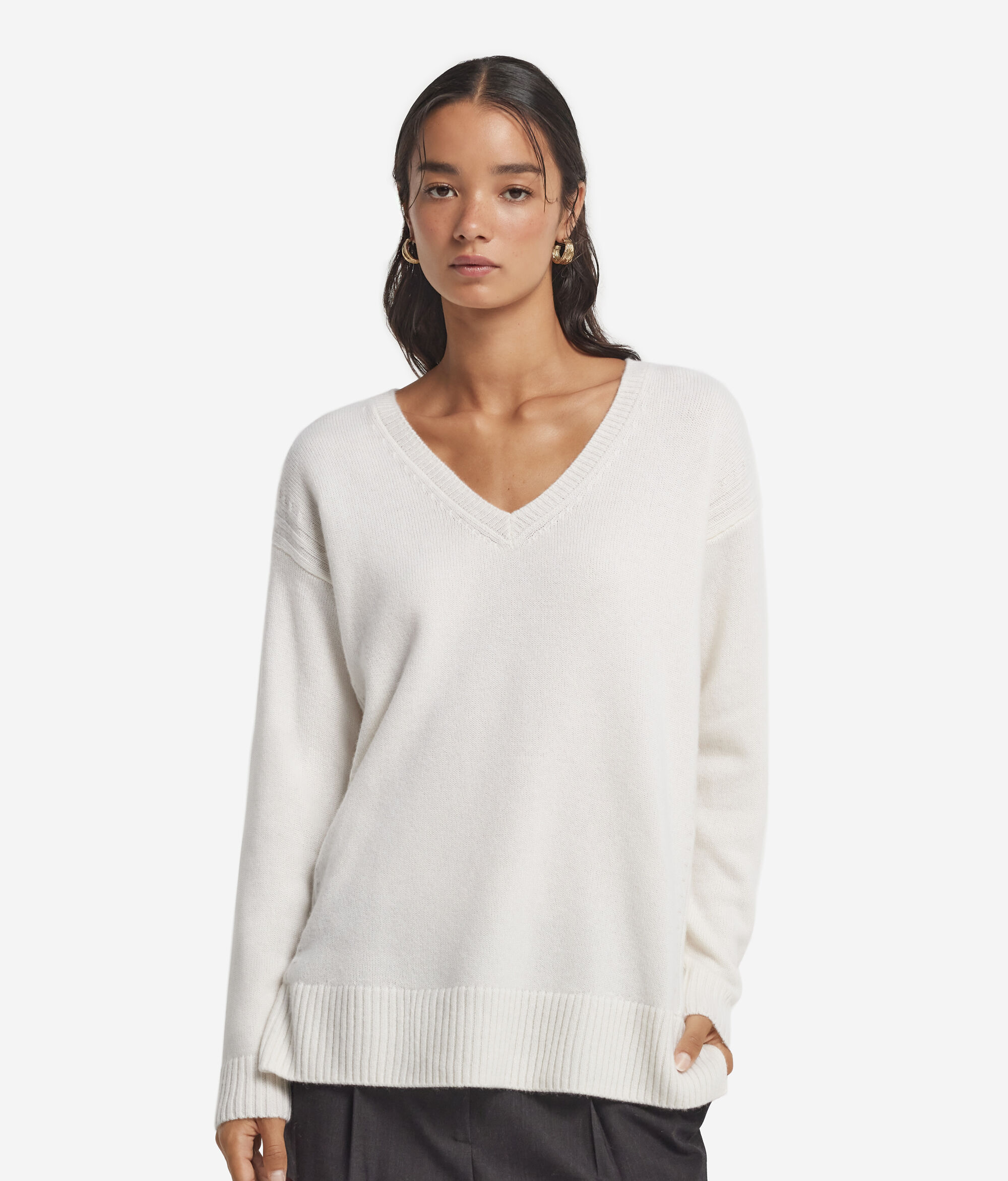 Ultrasoft Cashmere cable stitch jumper