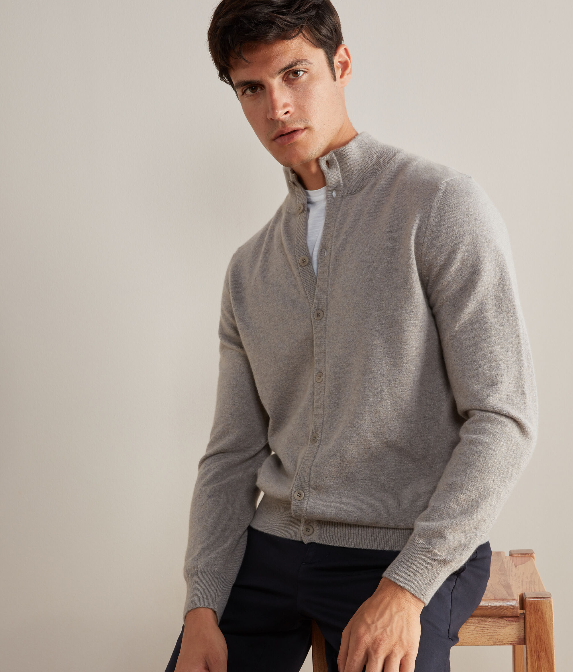 Cardigans homme à boutons en cachemire ultra-doux
