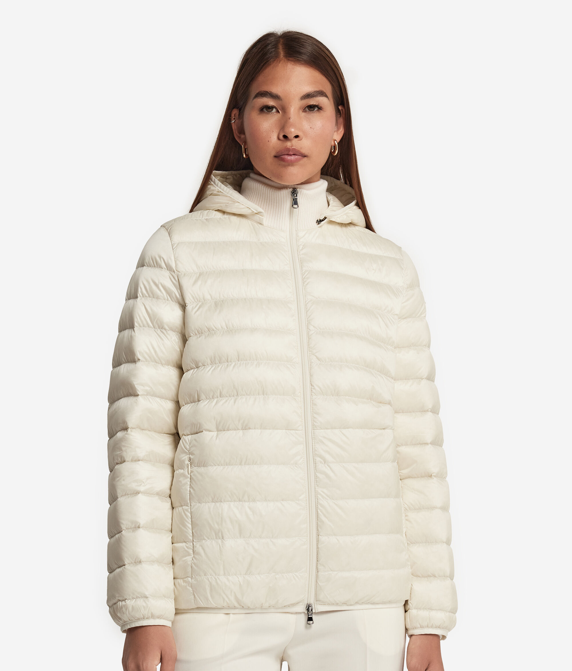 着脱可能フード付き ダウンジャケット | Falconeri 