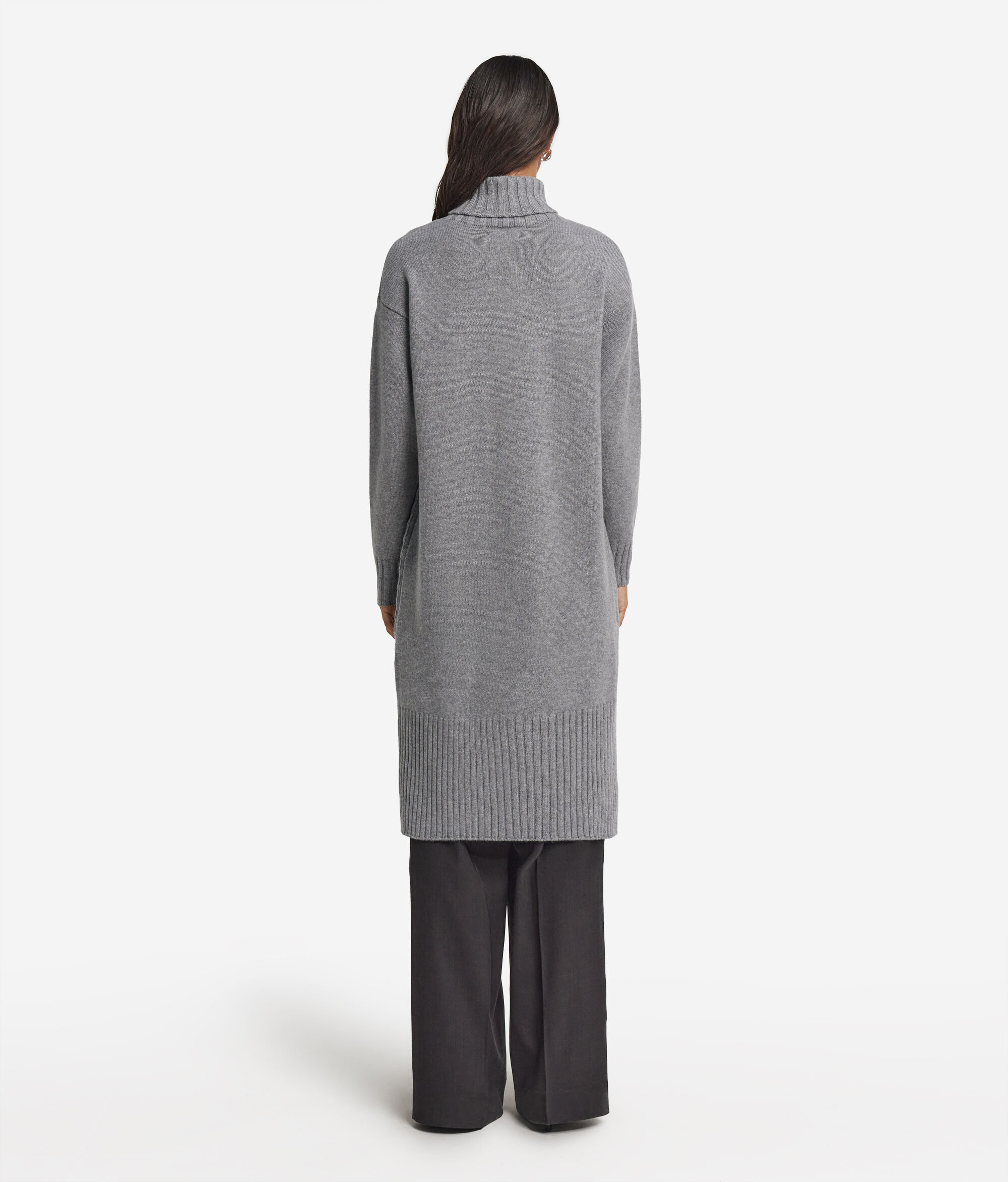 Vestido con ochos de cashmere ultrasoft