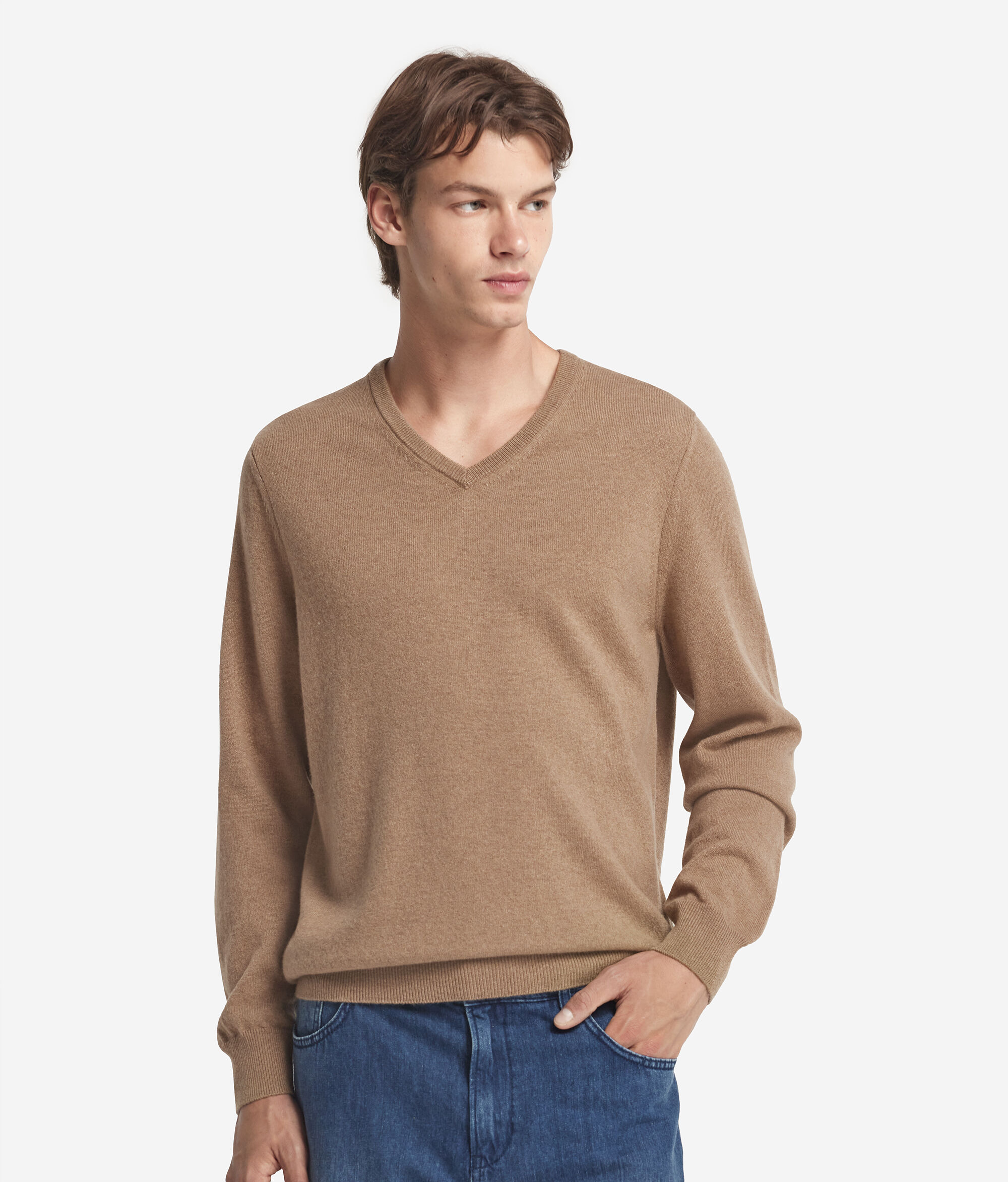 Ultrasoft Cashmere V-Neck Jumper