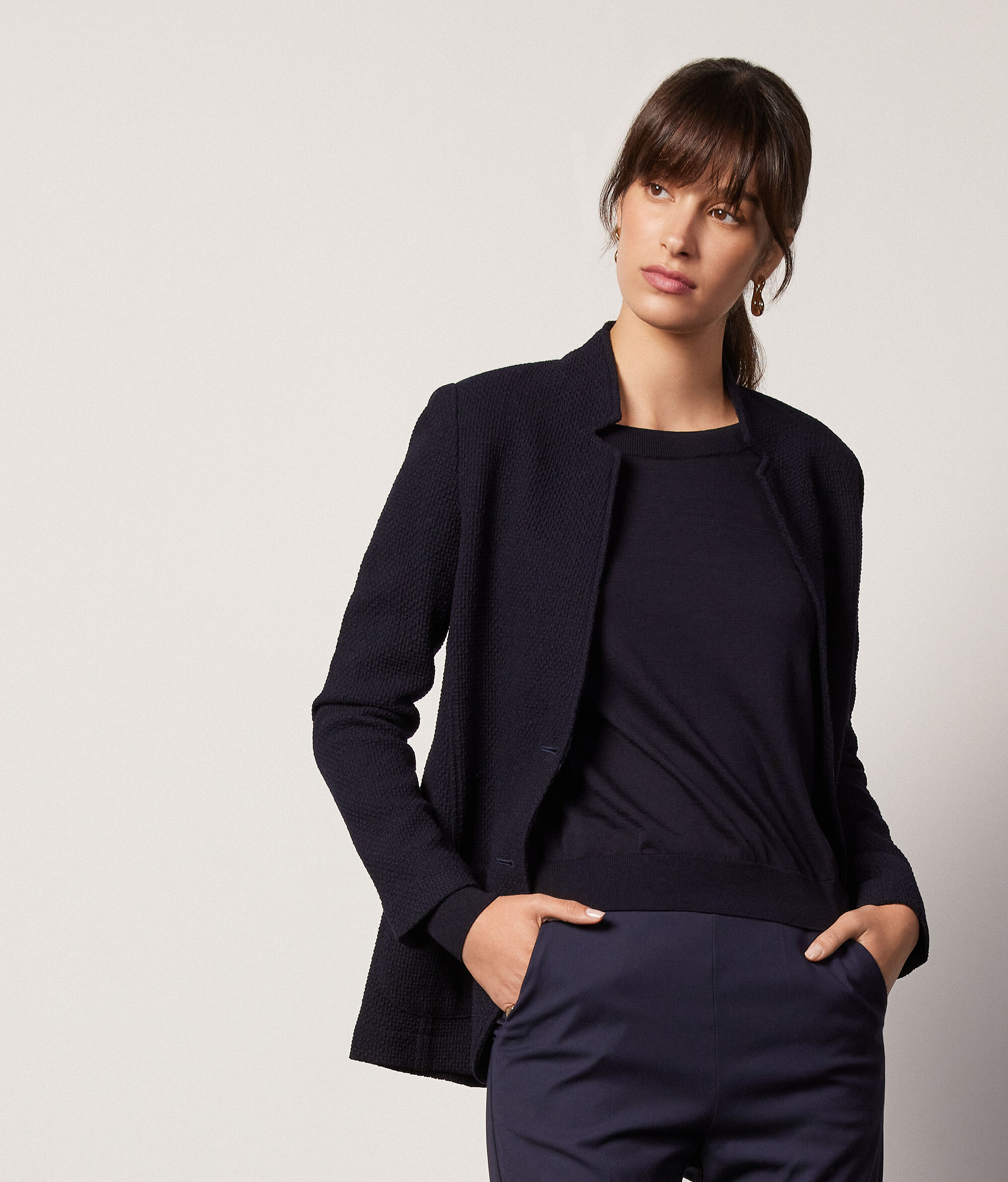 Silk and Cotton Crewneck Sweater