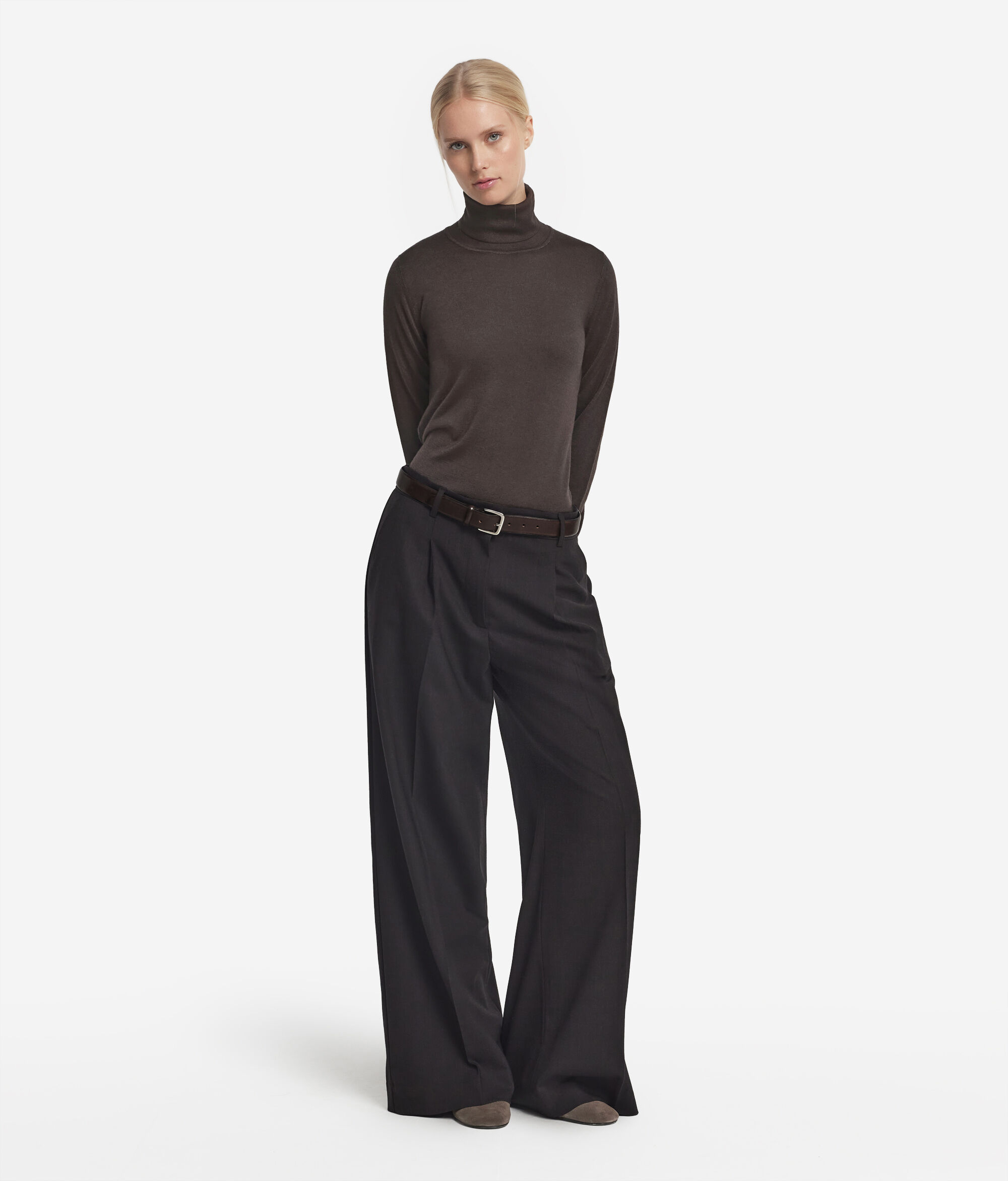 Ultrafine Cashmere Turtleneck Jumper