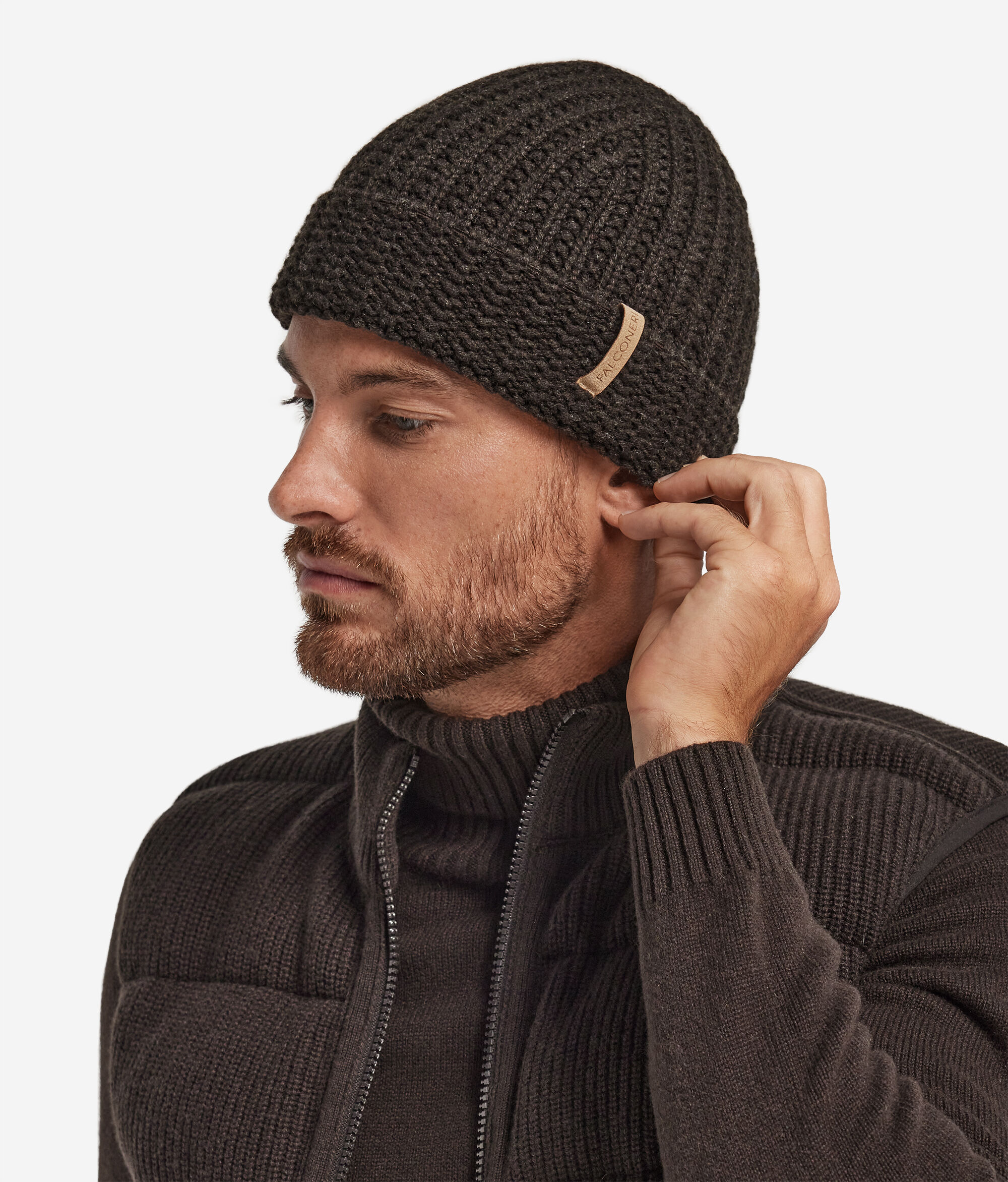 Berretto a coste in Cashmere Ultrasoft