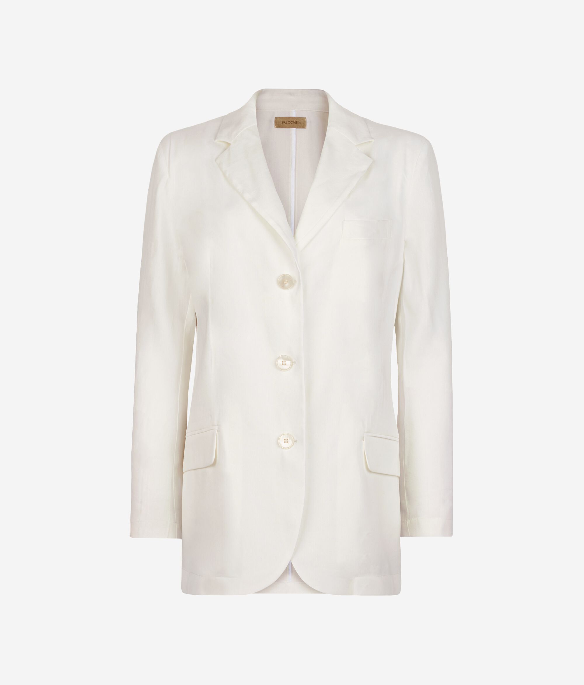 Пиджак изо льна и вискозы