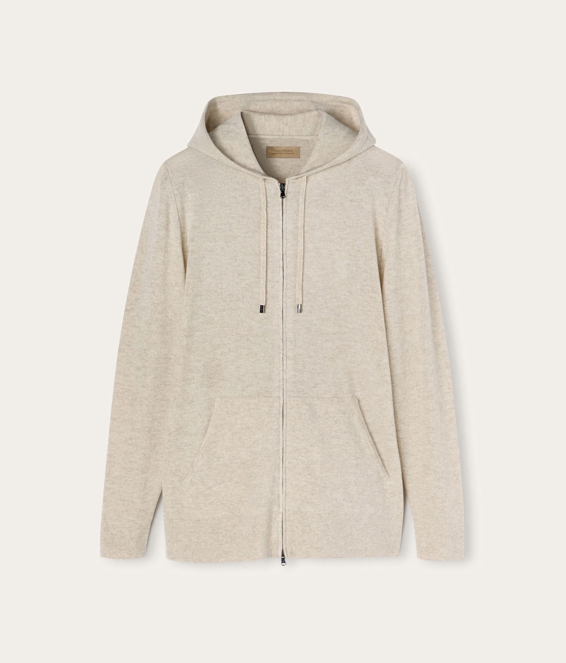 Cashmere hooded sweatshirt