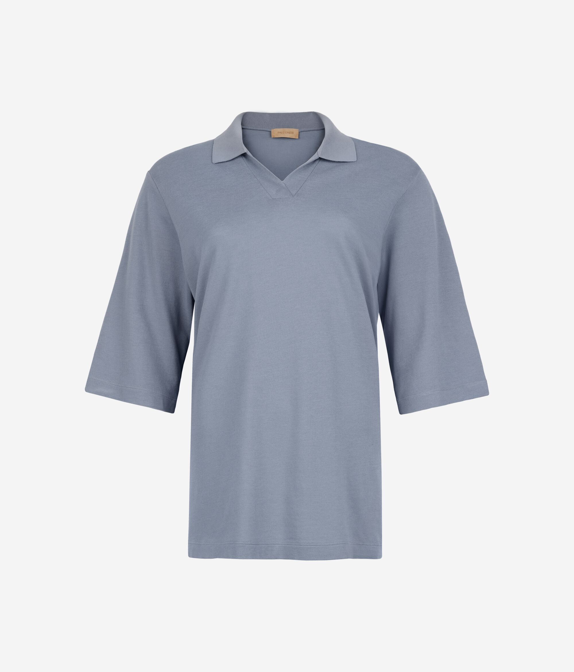 Cotton Piqué and Silk Polo