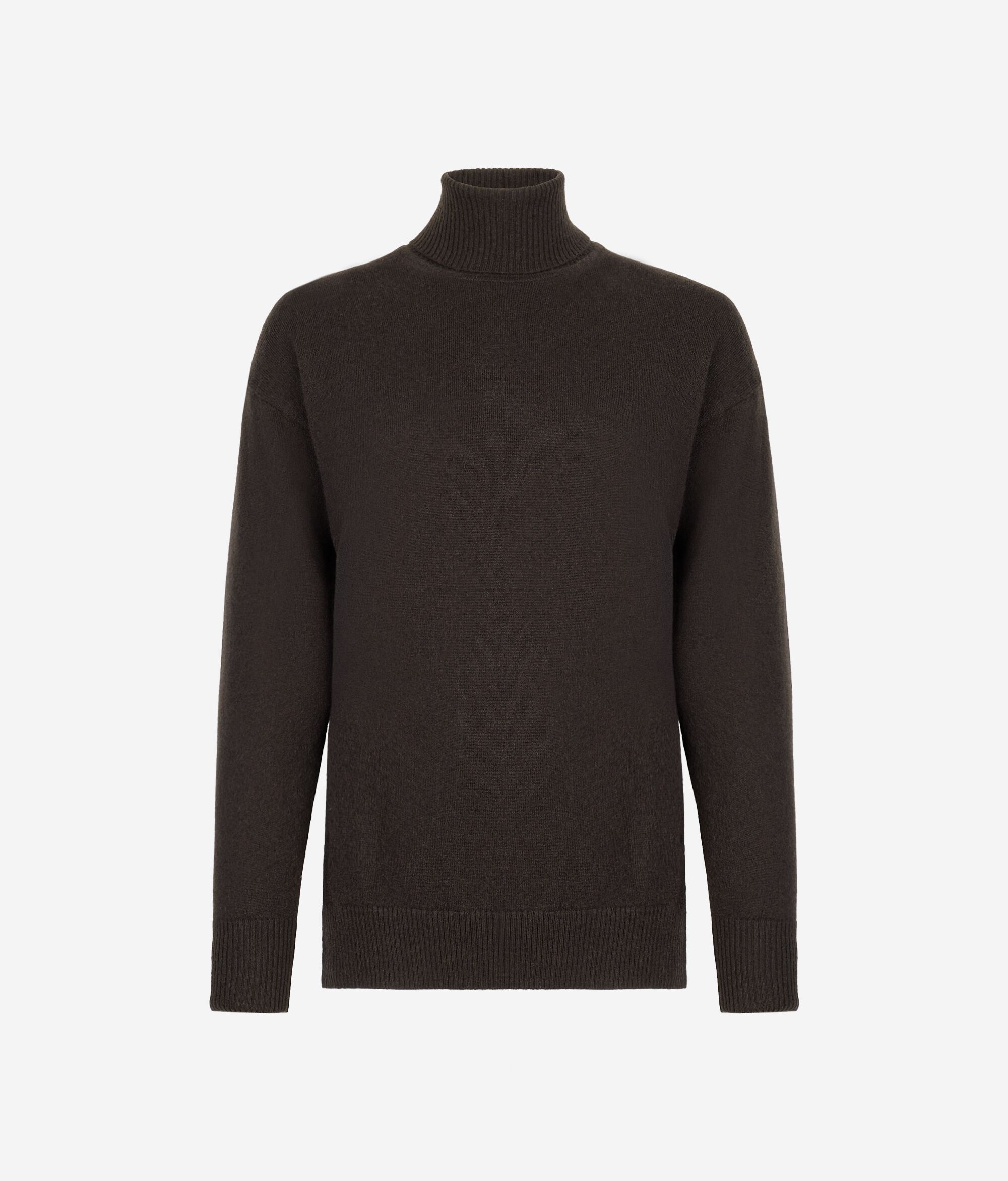 Ultrasoft Cashmere Turtleneck with Slits