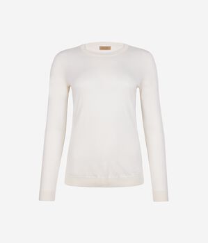 Μπλούζα με Στρογγυλή Λαιμόκοψη από Ultrafine Cashmere