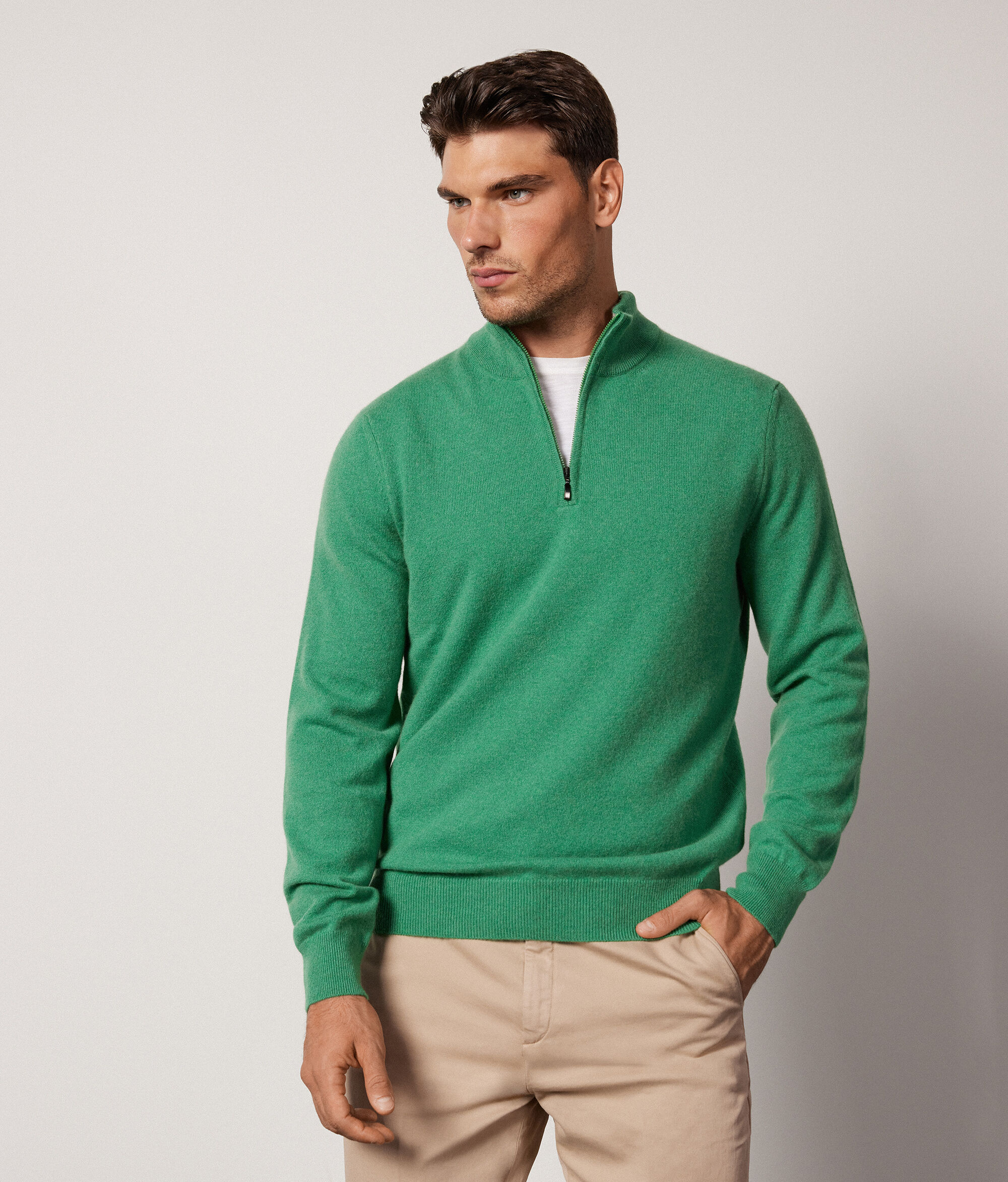Pull camionneur homme en cachemire ultra-doux