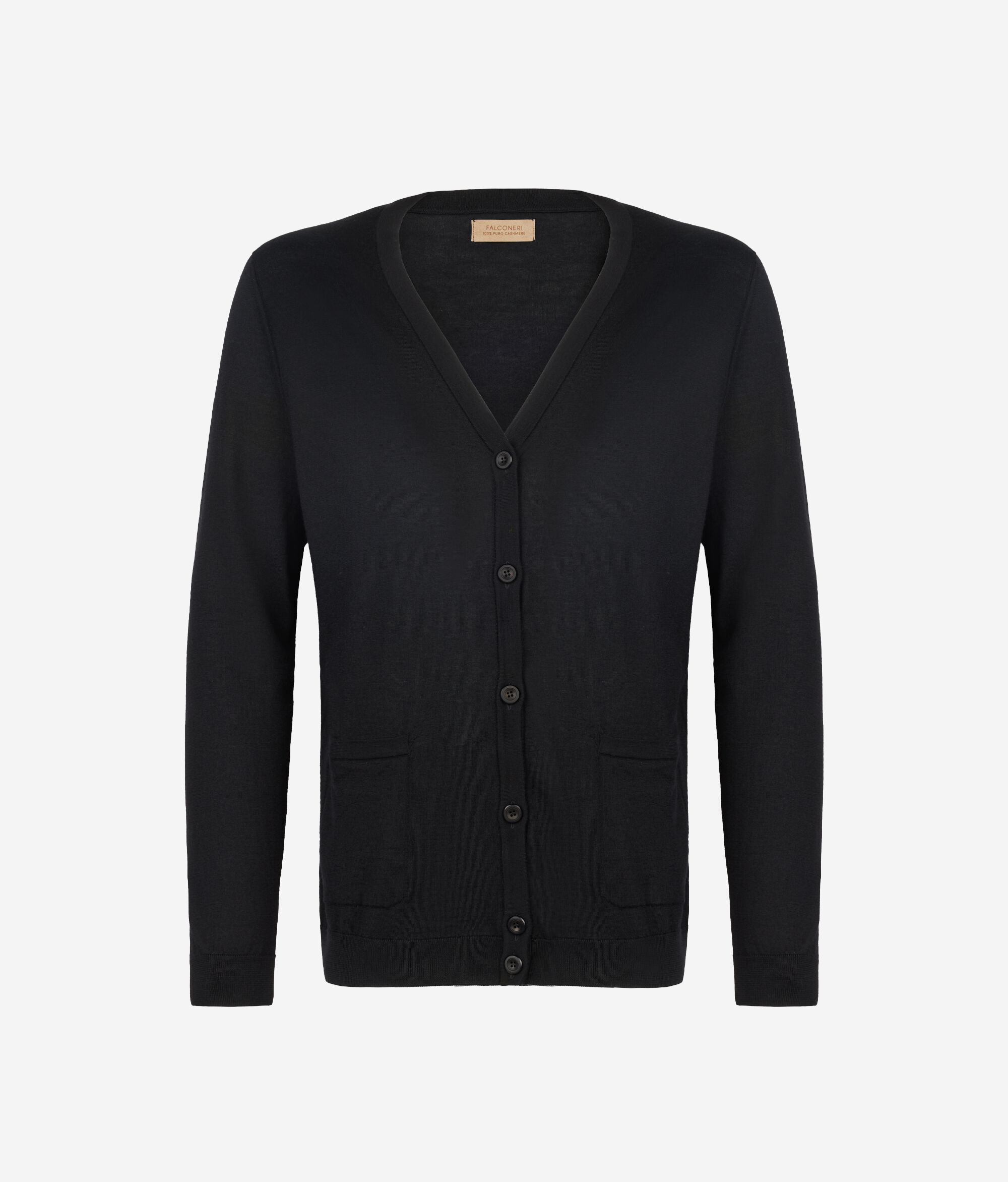 Cardigan with Buttons in Cashmere