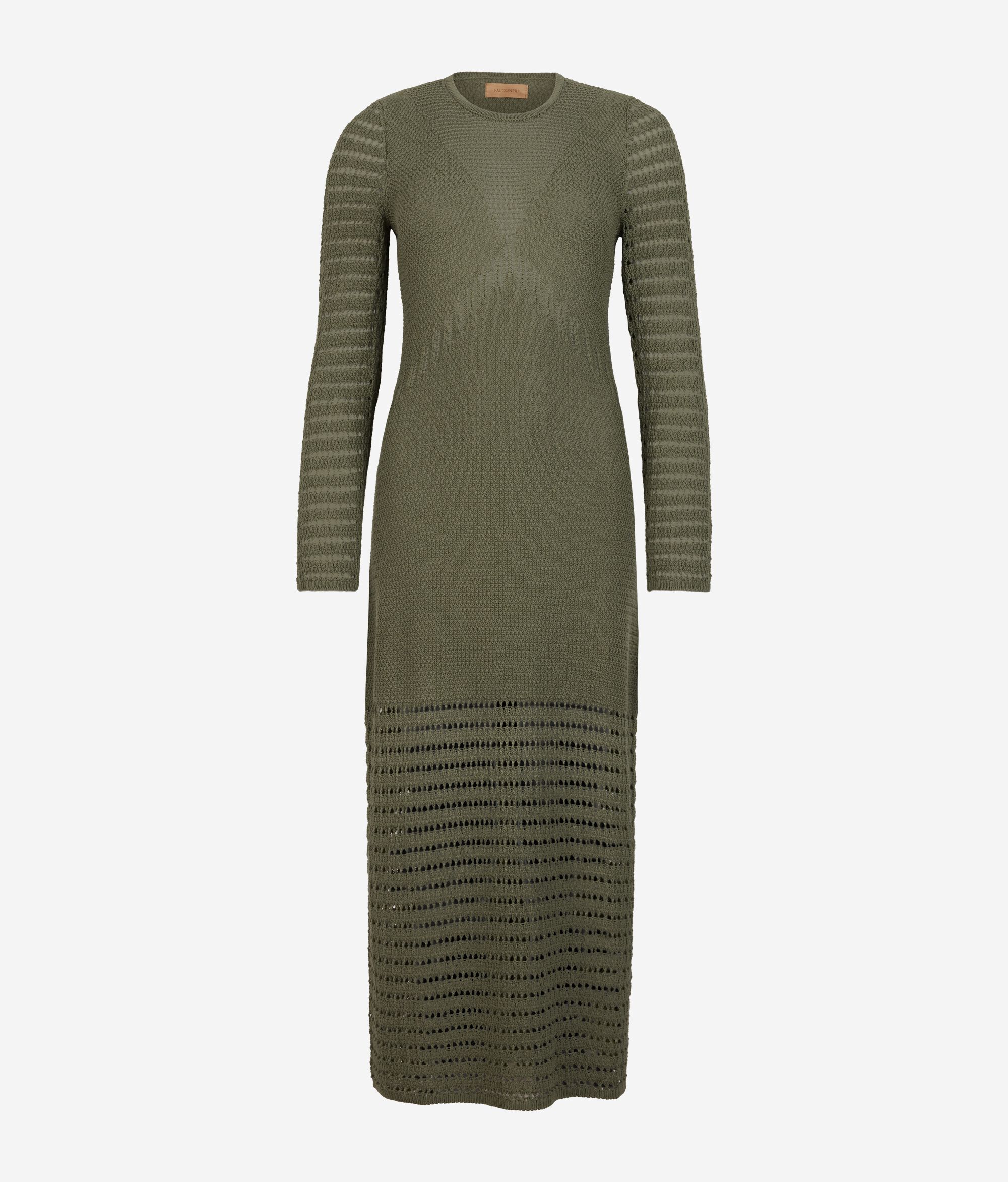 Vestido Grão de Arroz em Ponto Aberto