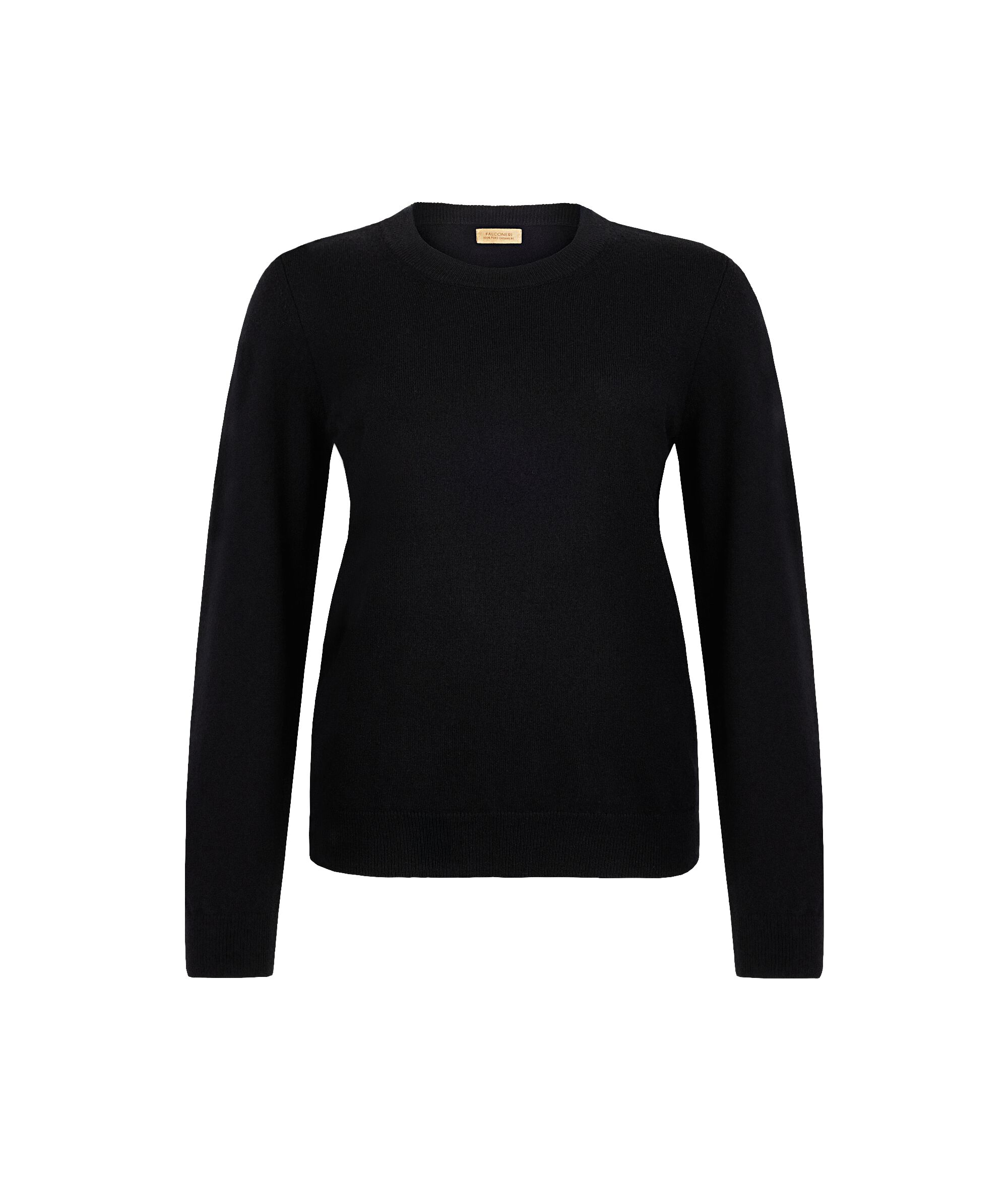 Μακρυμάνικη Μπλούζα από Ultrasoft Cashmere με Στρογγυλή Λαιμόκοψη