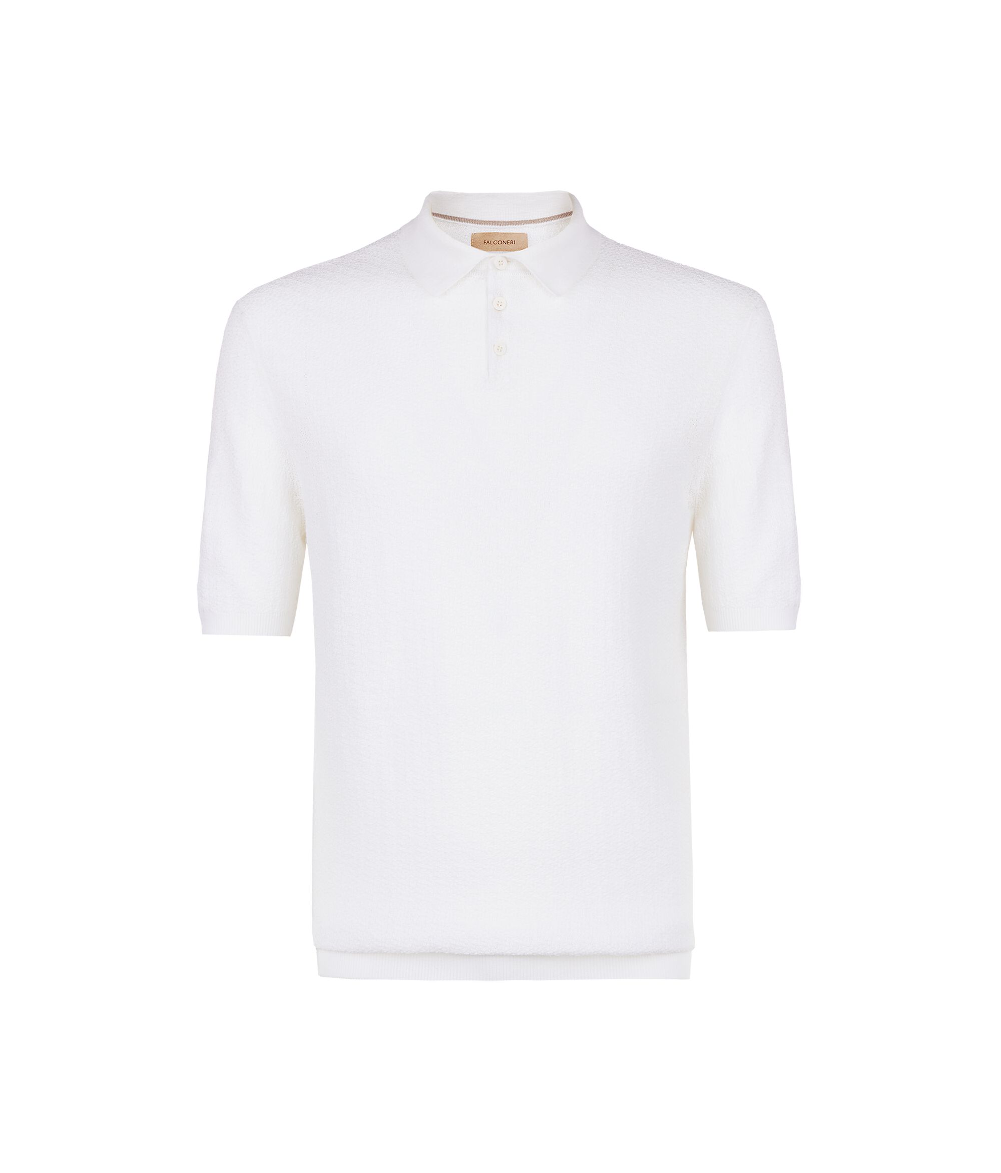Poloshirt mit kurzen Ärmeln und Wellenmuster