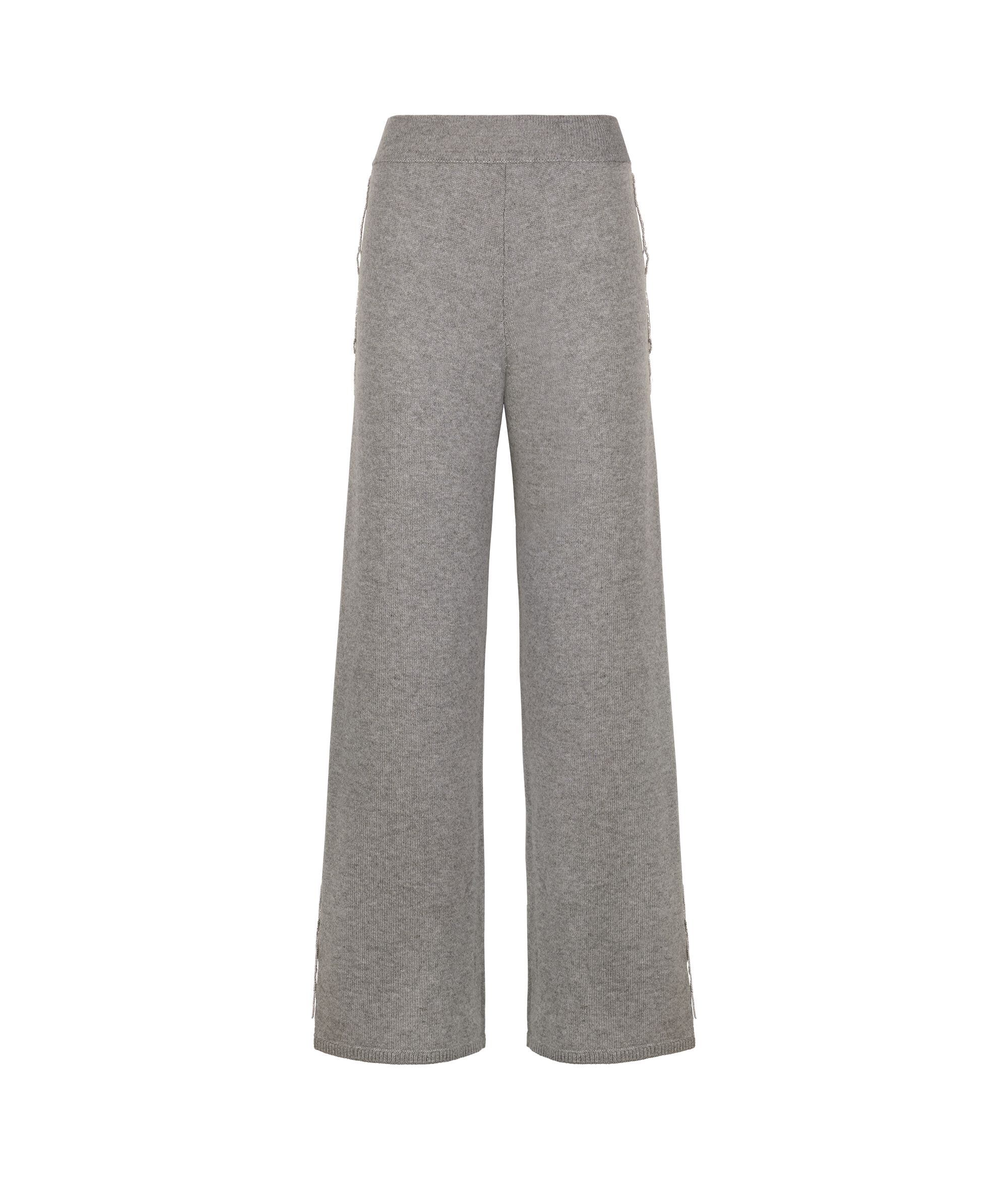 Pantalone con frange in Cashmere Ultrasoft