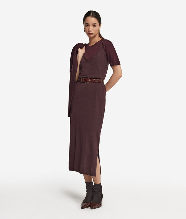 Robe simple en cachemire ultra-fin
