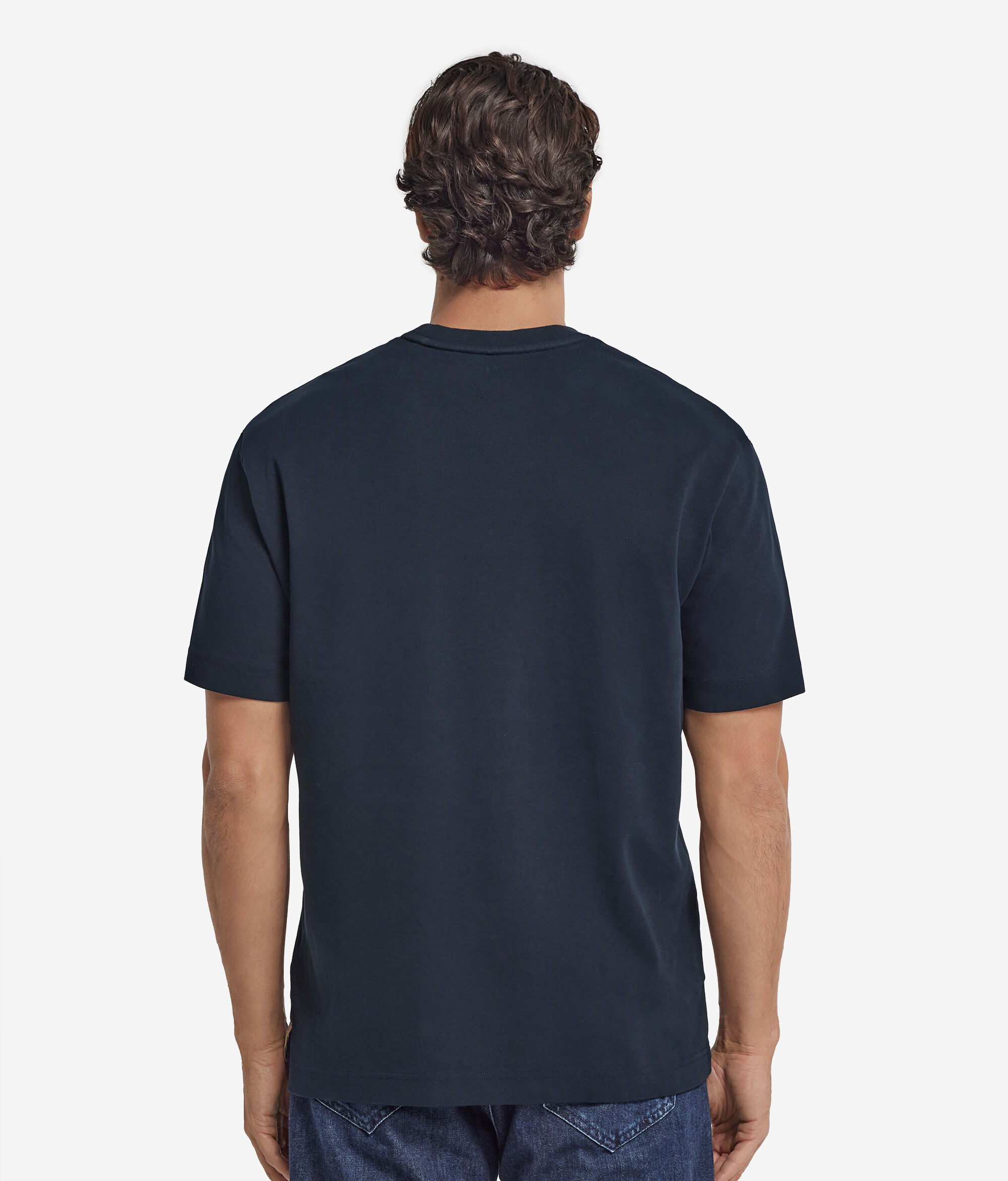 コットンジャージー クルーネック Tシャツ