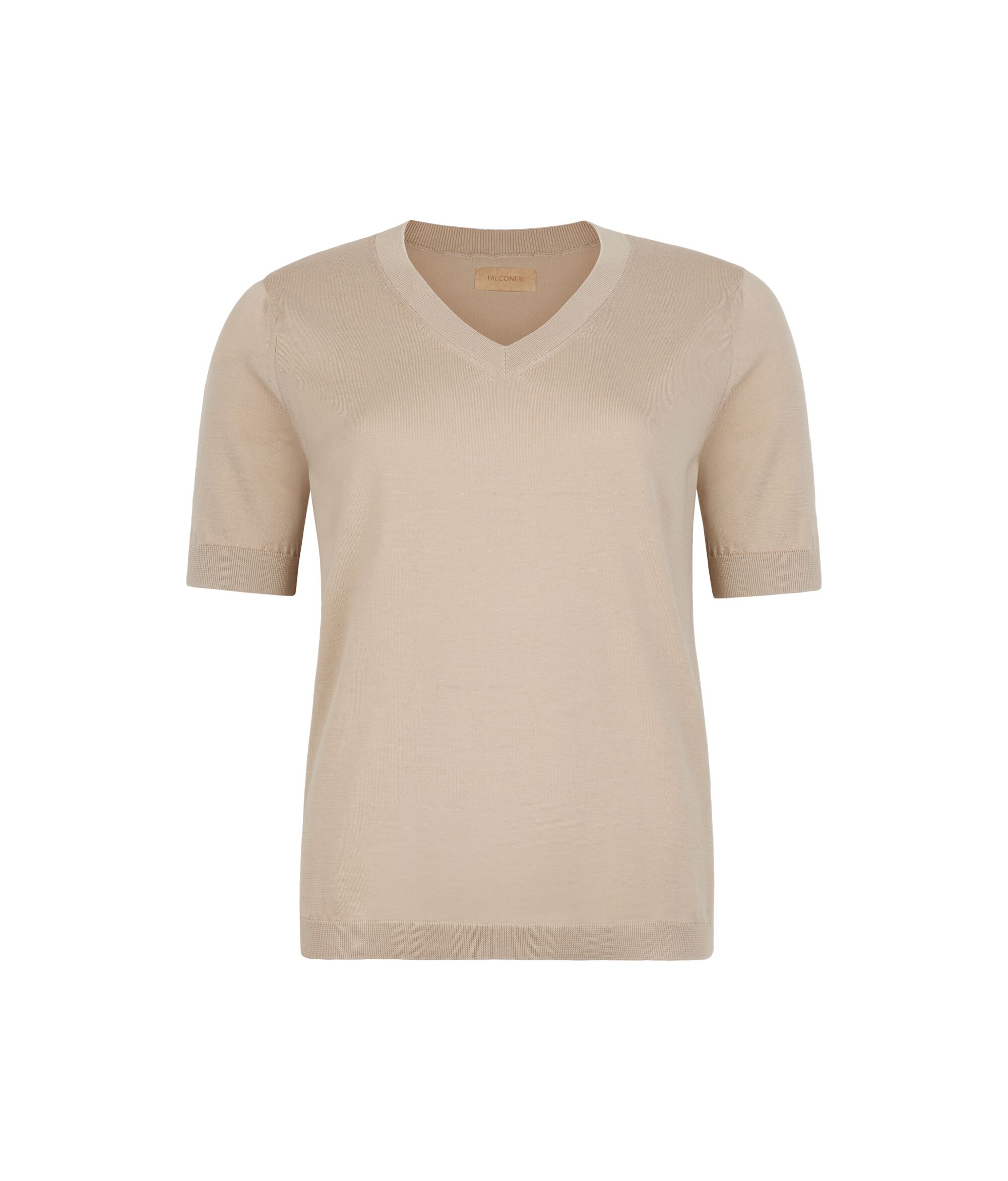 V-neck Cotton T-shirt