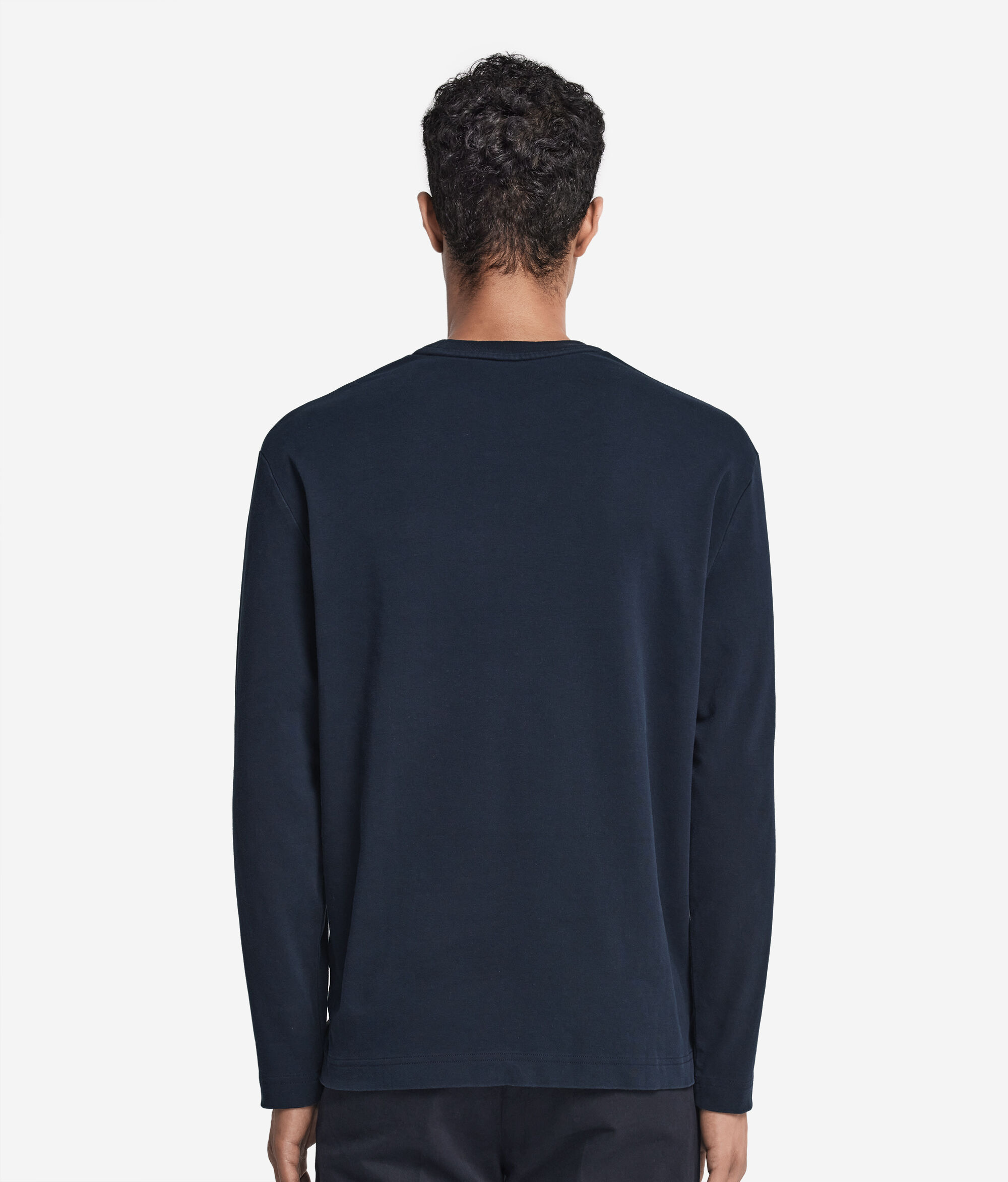 Round-Neck Cotton Jersey Top