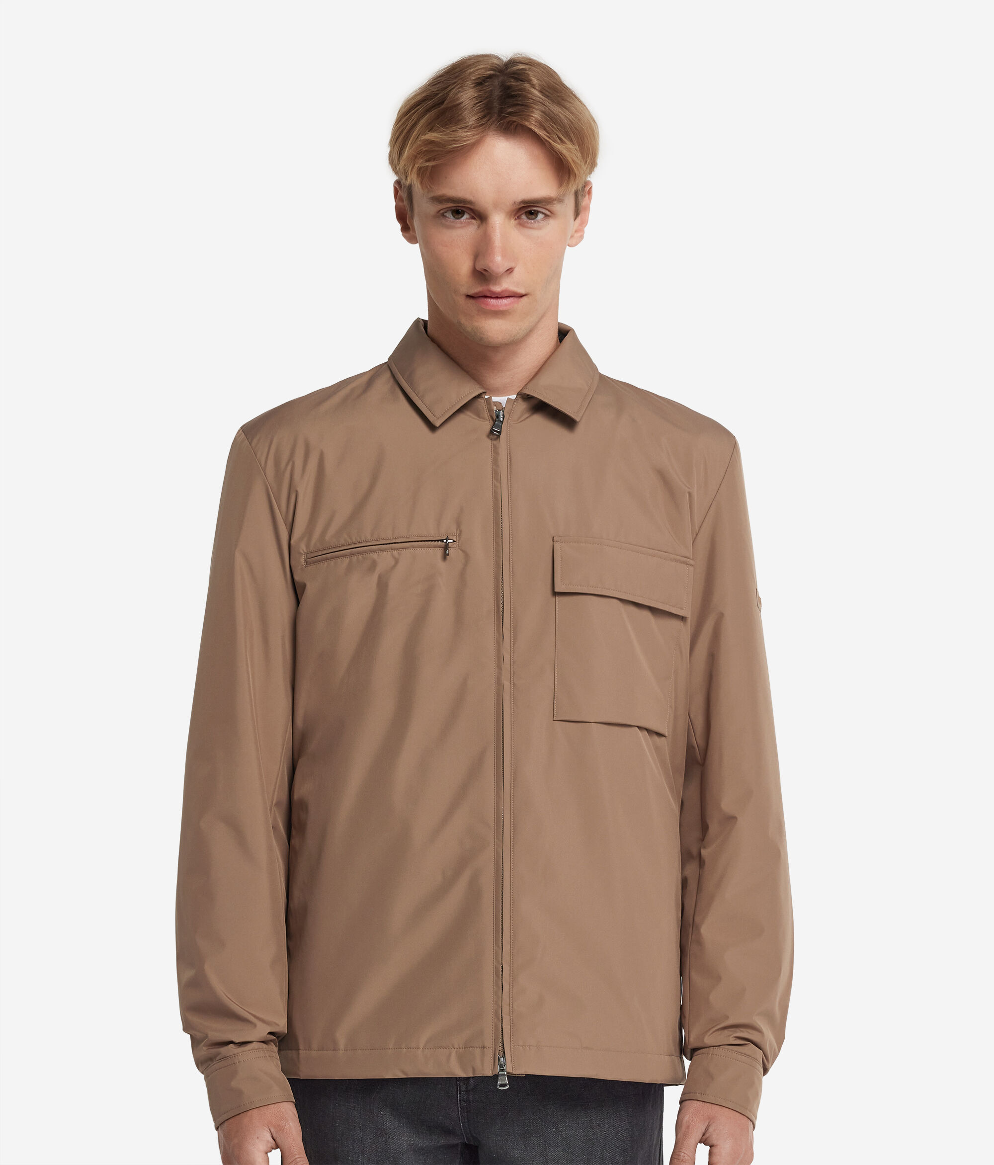 Technical Overshirt with Zip