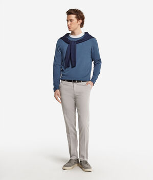 Maglia Girocollo in Seta Cotone