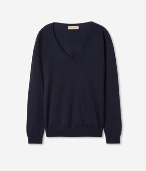Ultrafine Cashmere V-Neck Jumper