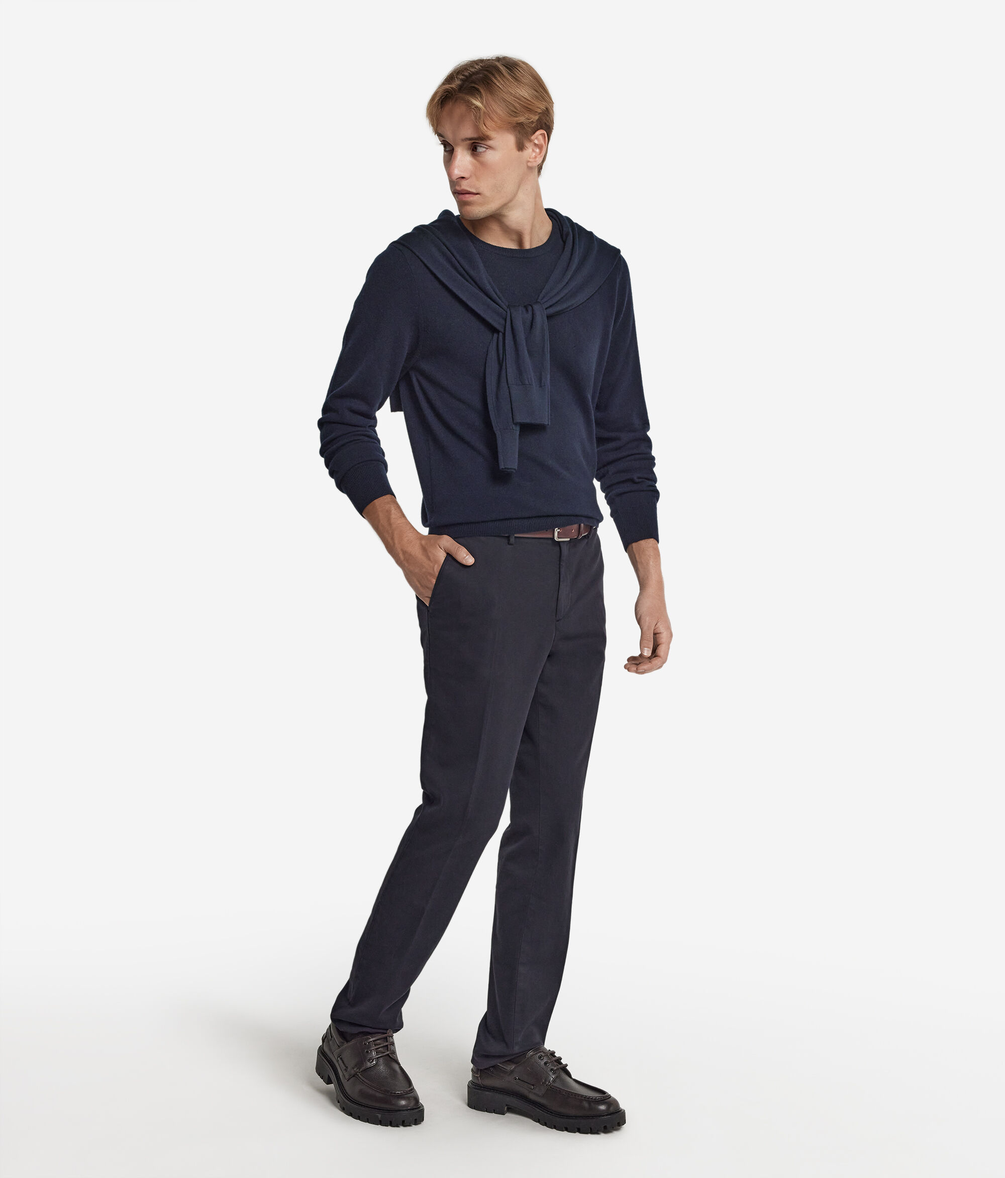 Sweter z Okrągłym Dekoltem z Kaszmiru Ultrasoft