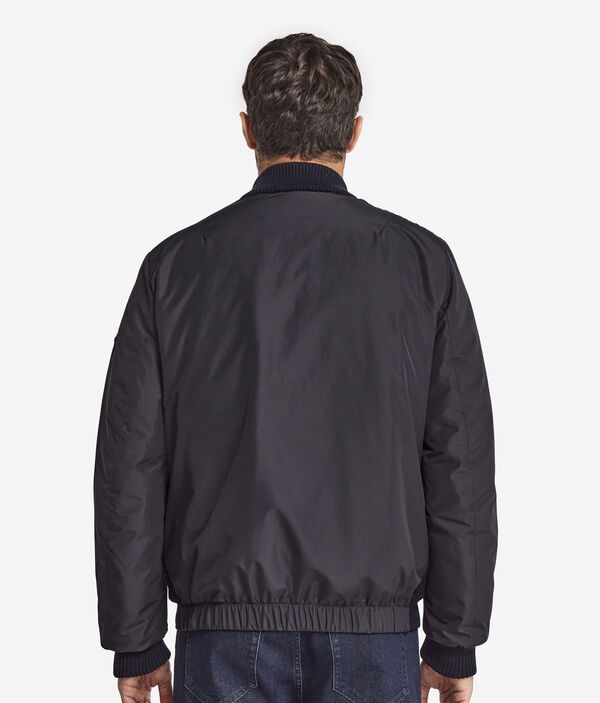 Бомбер с рыбацким узором