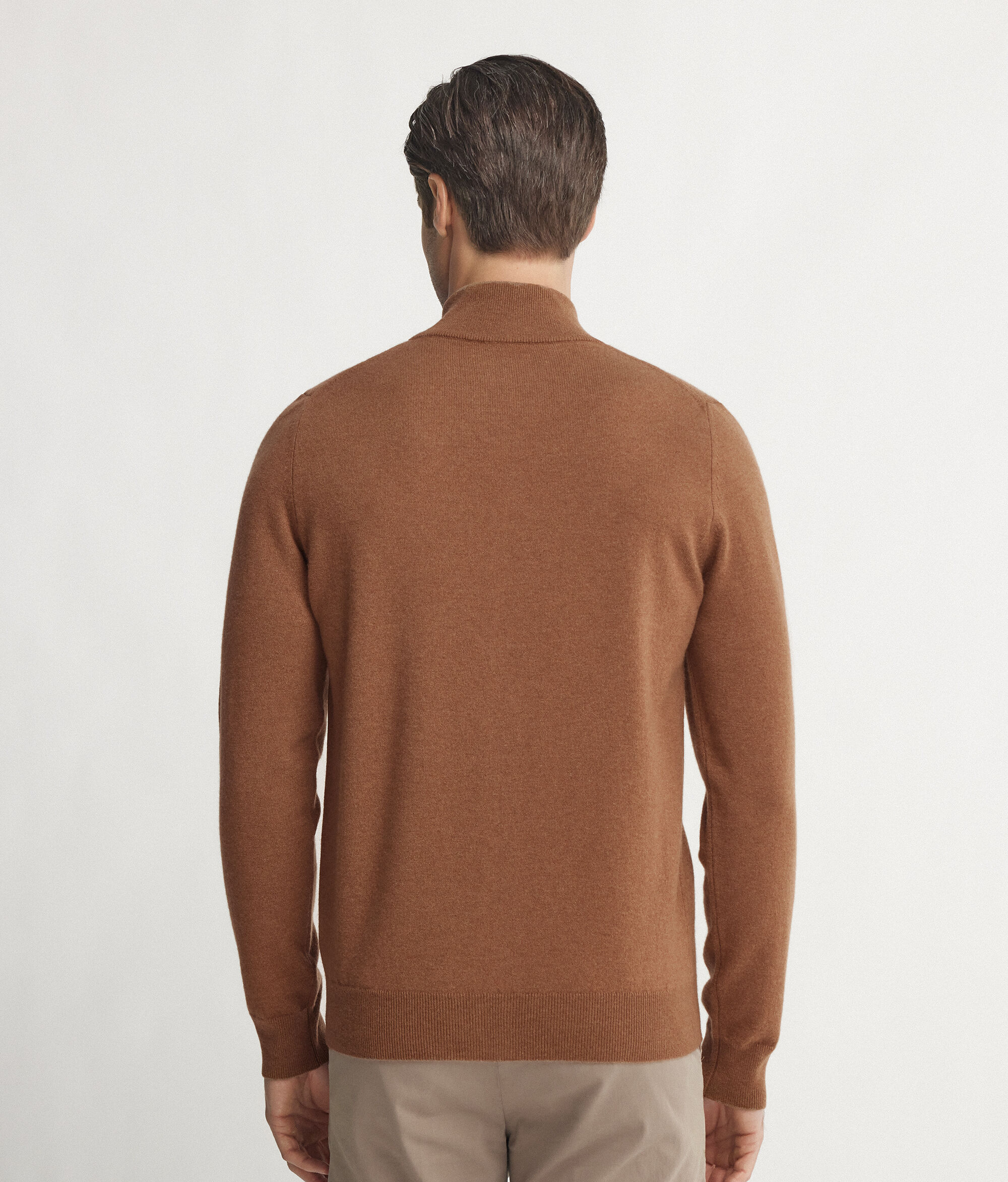 Jersey con cremallera para hombre de Cashmere Ultrasoft