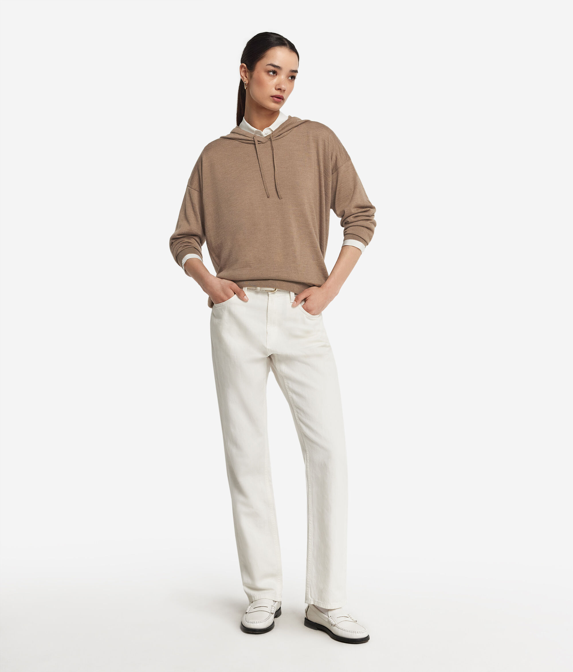 Sweatshirt in Ultrafine Cashmere