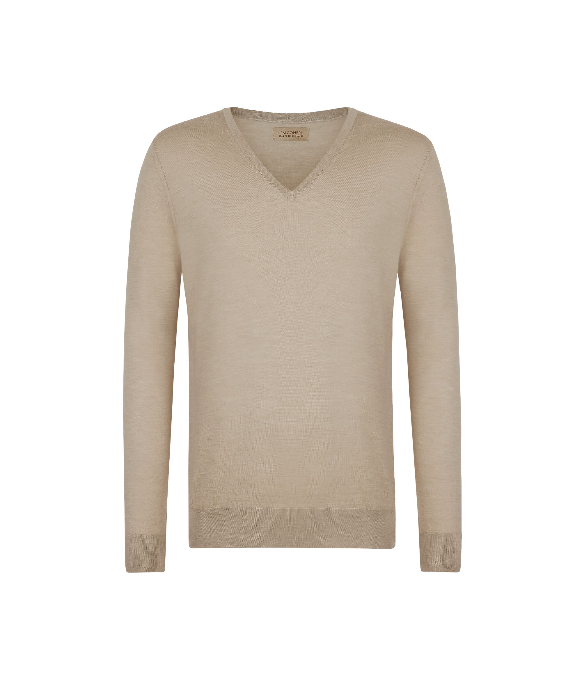 Camisola com Decote em V em Ultrafine Cashmere_9220