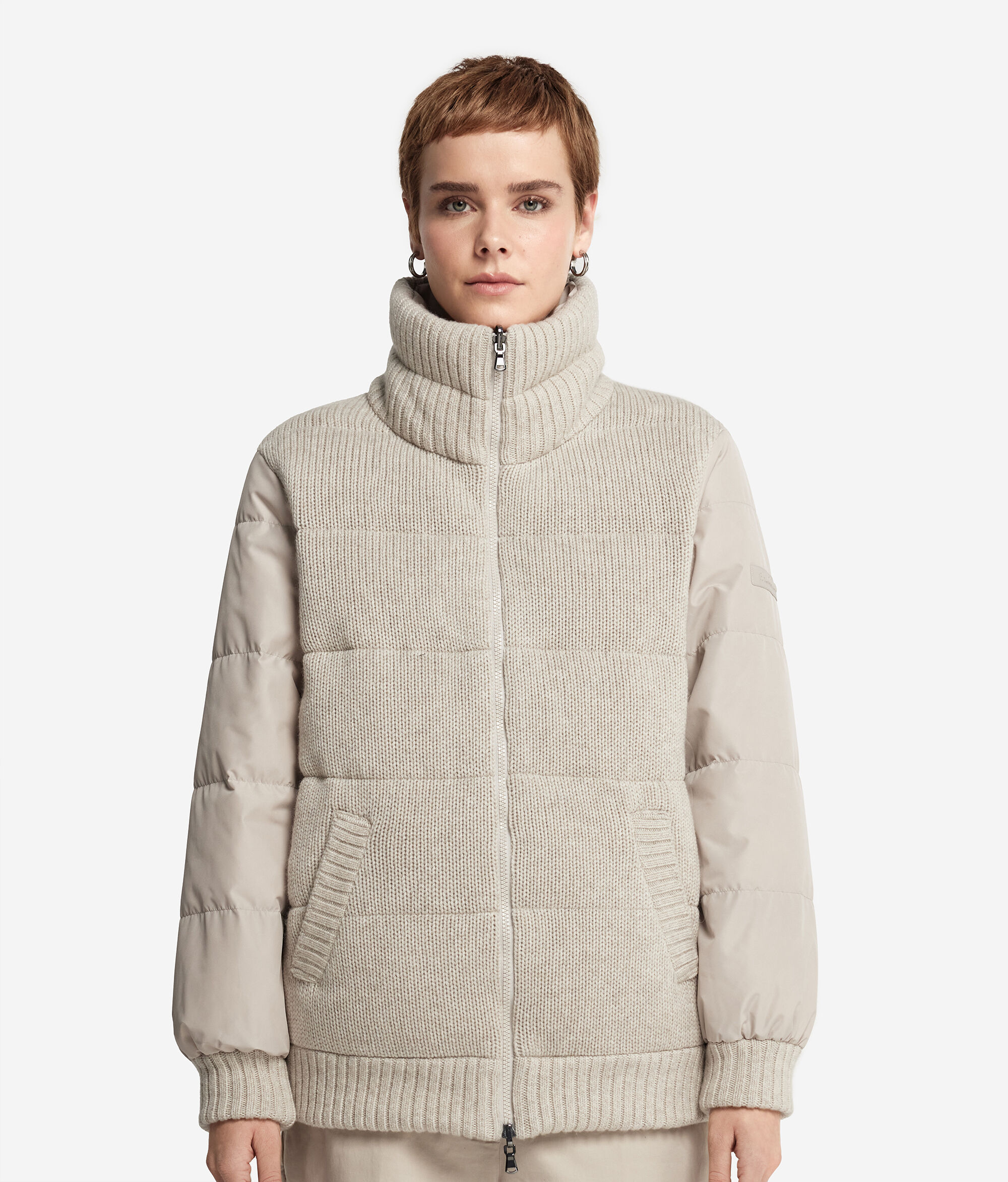 Piumino Reversibile in Cashmere Tricot