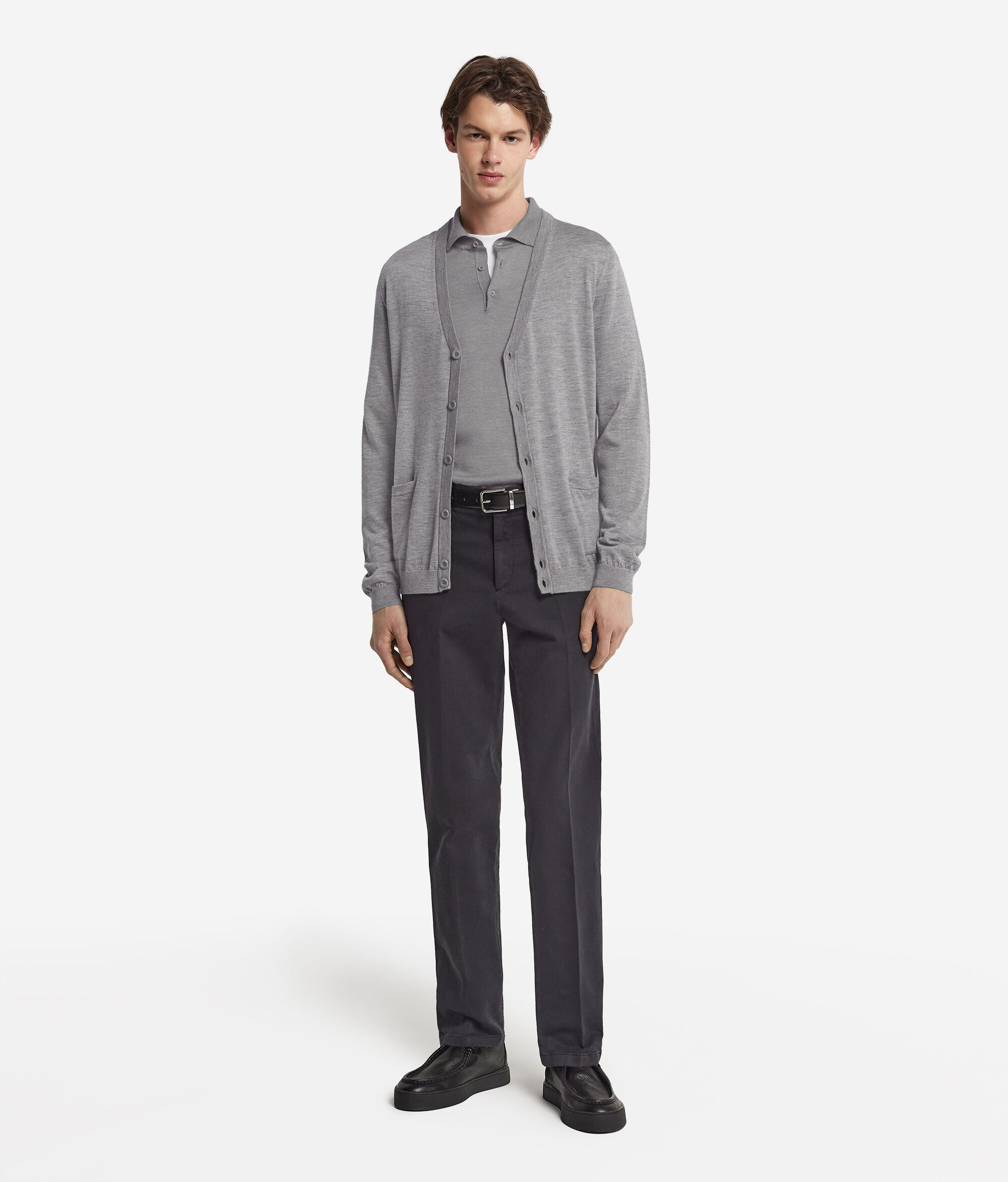 Gilet boutonné en cachemire