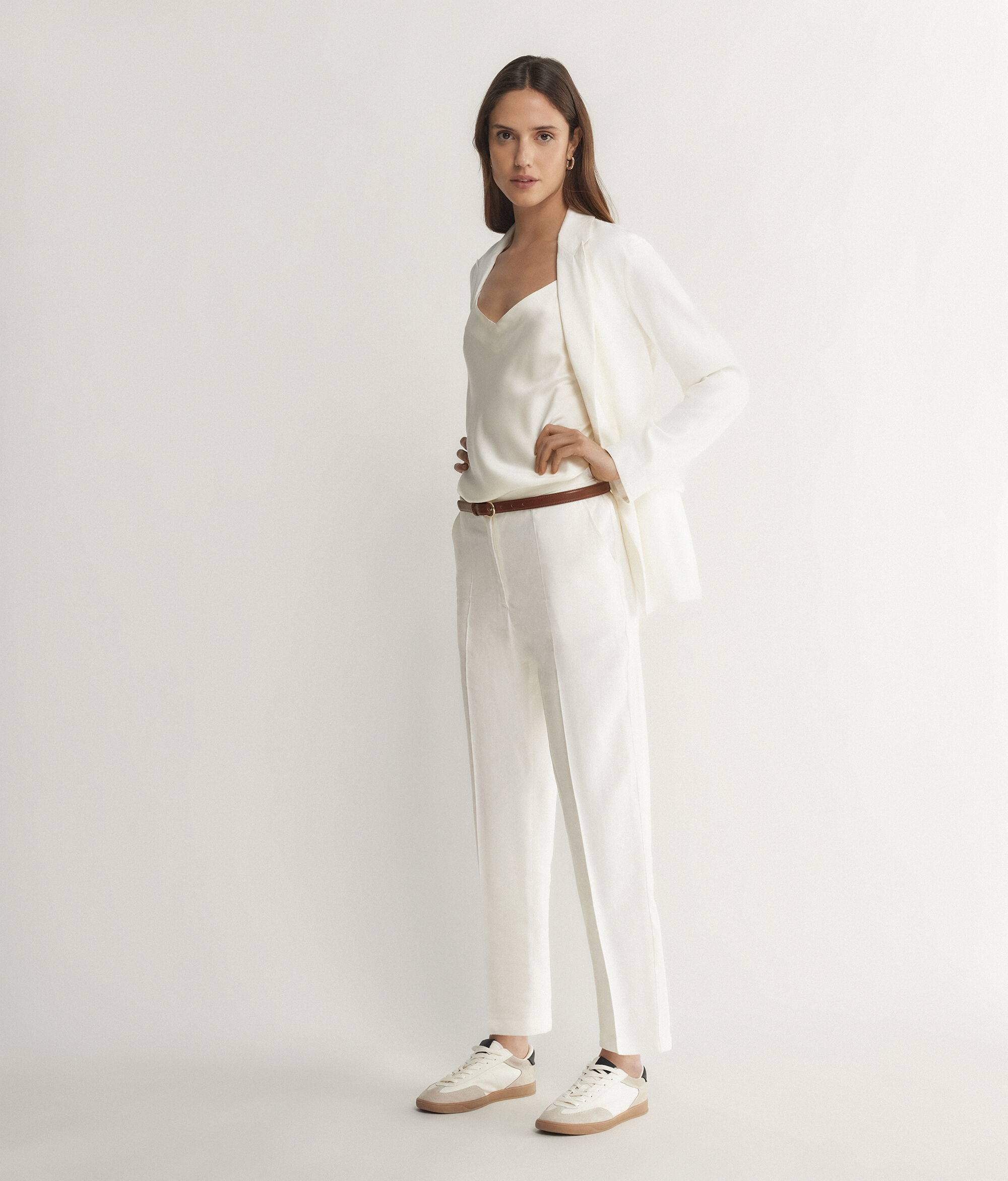 Linen Viscose Trousers