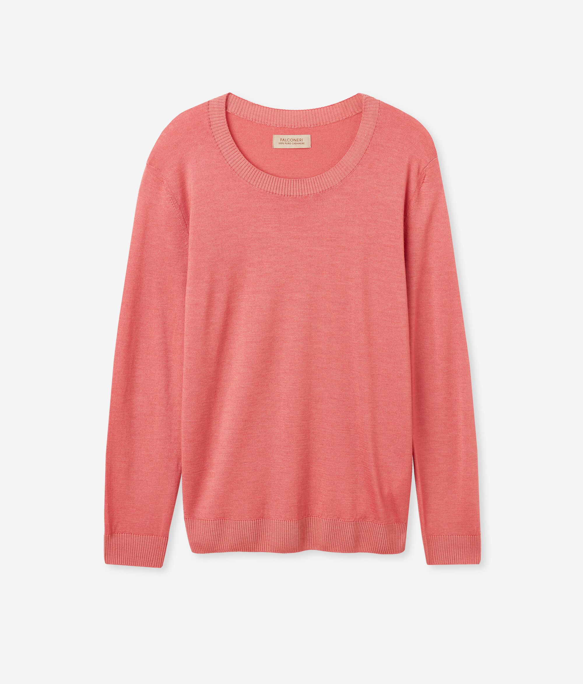 Pull femme en cachemire ultra-fin à col rond
