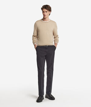 Maglia Girocollo in Cashmere Ultrafine