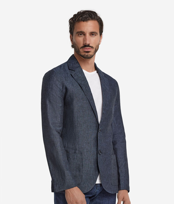 Пиджак изо льна