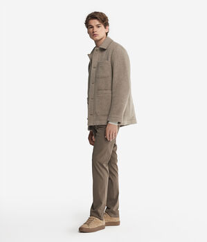 Chaqueta worker de cashmere