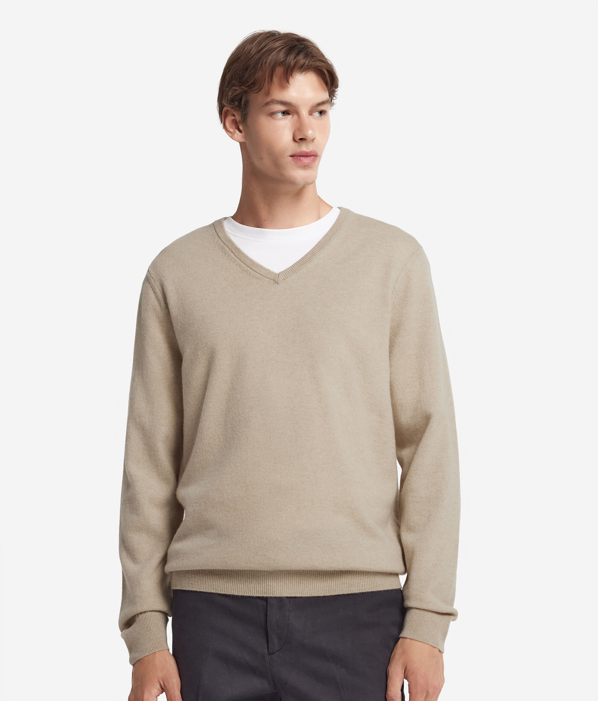 Ultrasoft Cashmere V-Neck Jumper